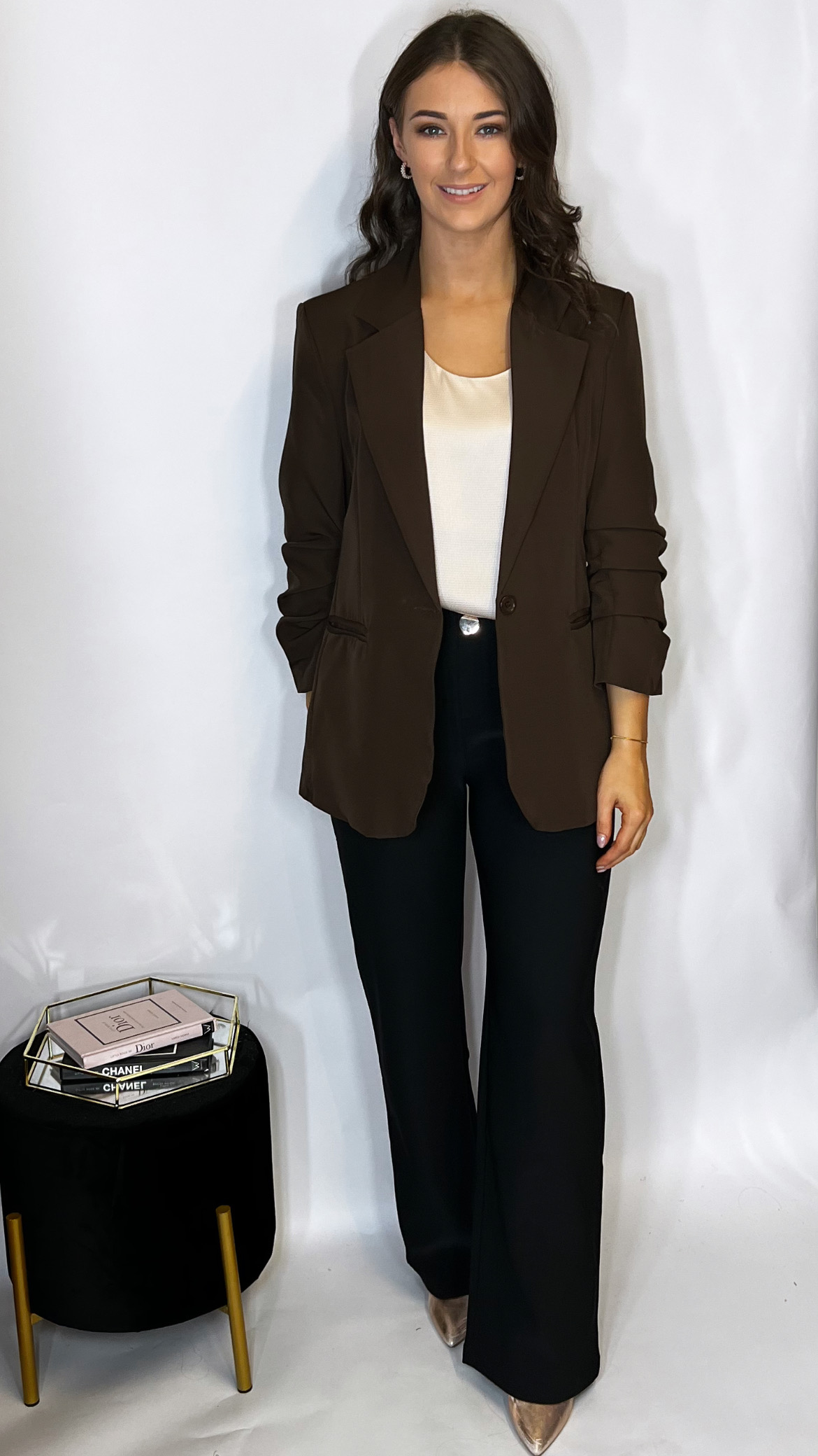 Nola Blazer Brown