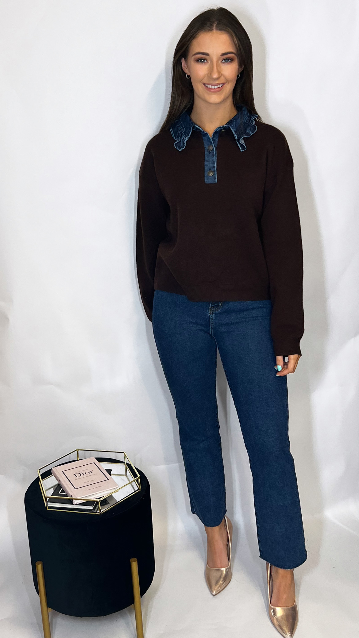 Ottilie Jumper Brown