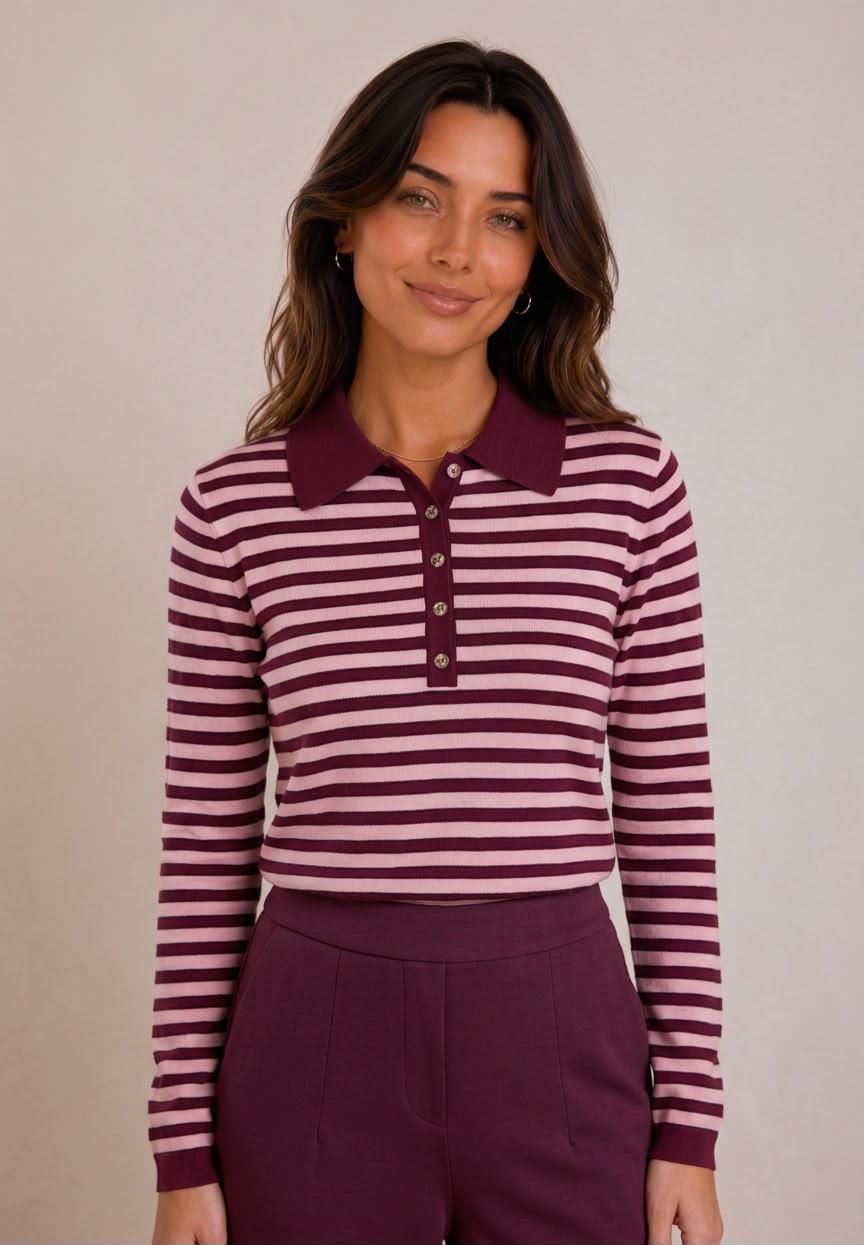 Harper Stripe Knit Top