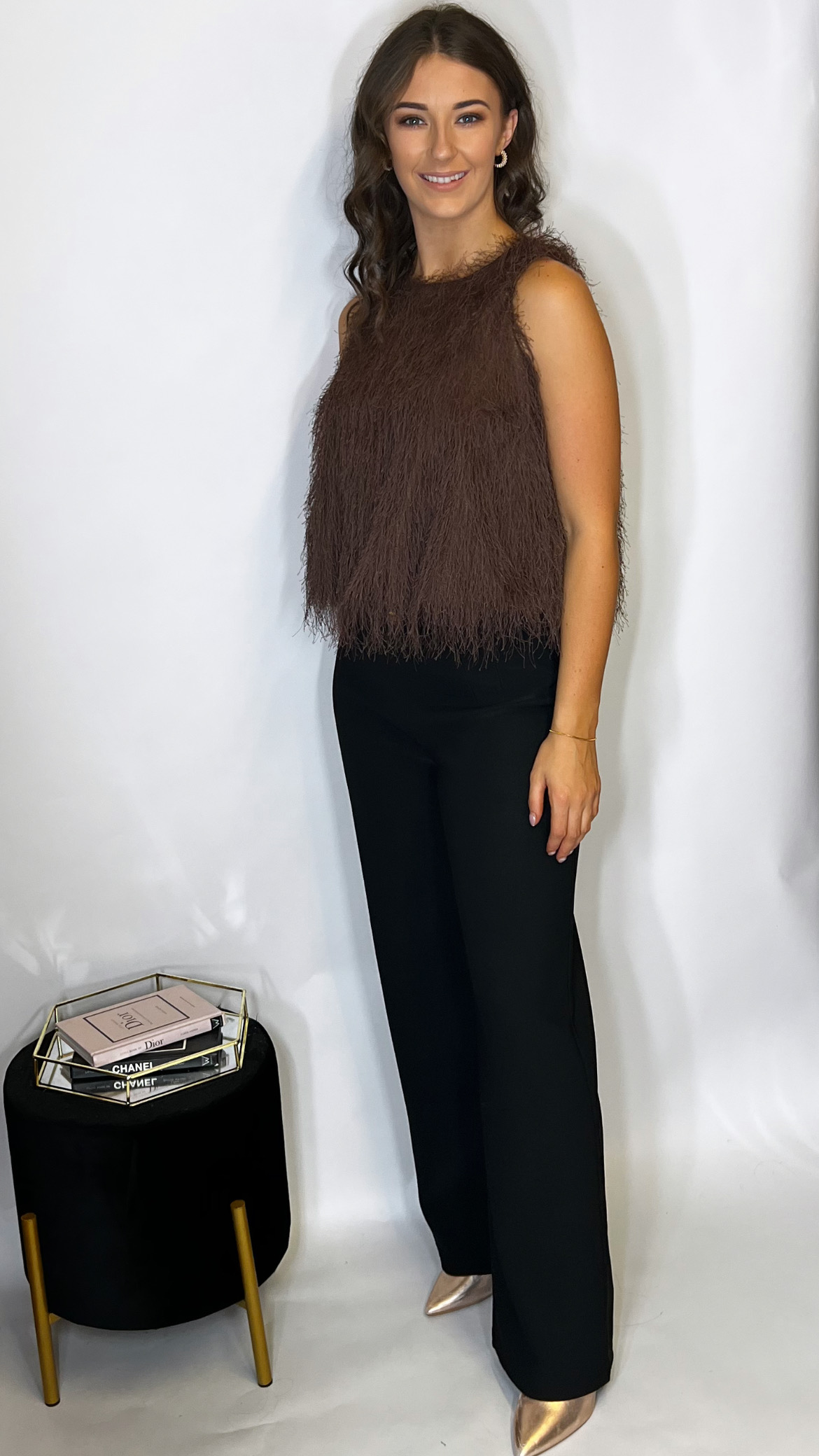 Rhea Feather Top - Image 4