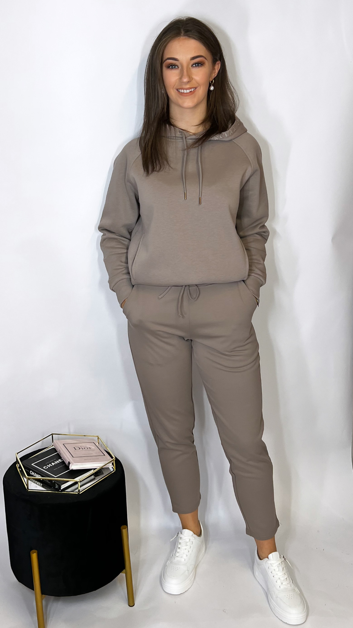 R&R Peyton Joggers Taupe Reg - Image 3