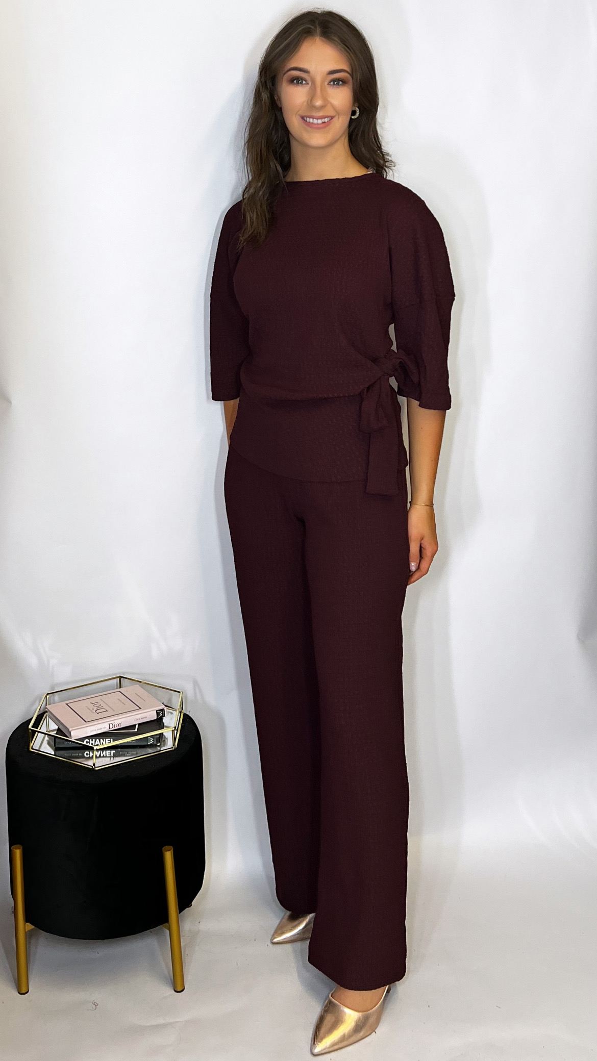 Rant&Rave Freya Co-Ord Wine - Image 2