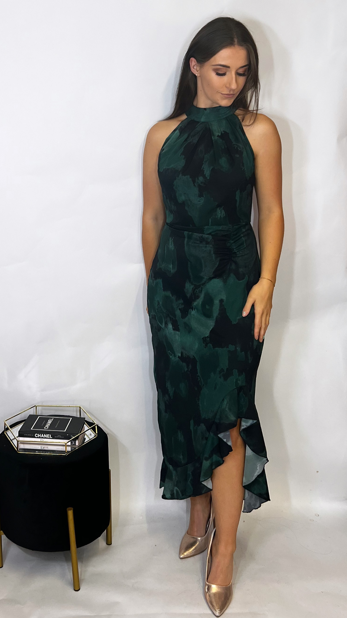 Amani Midi Dress Green - Image 2