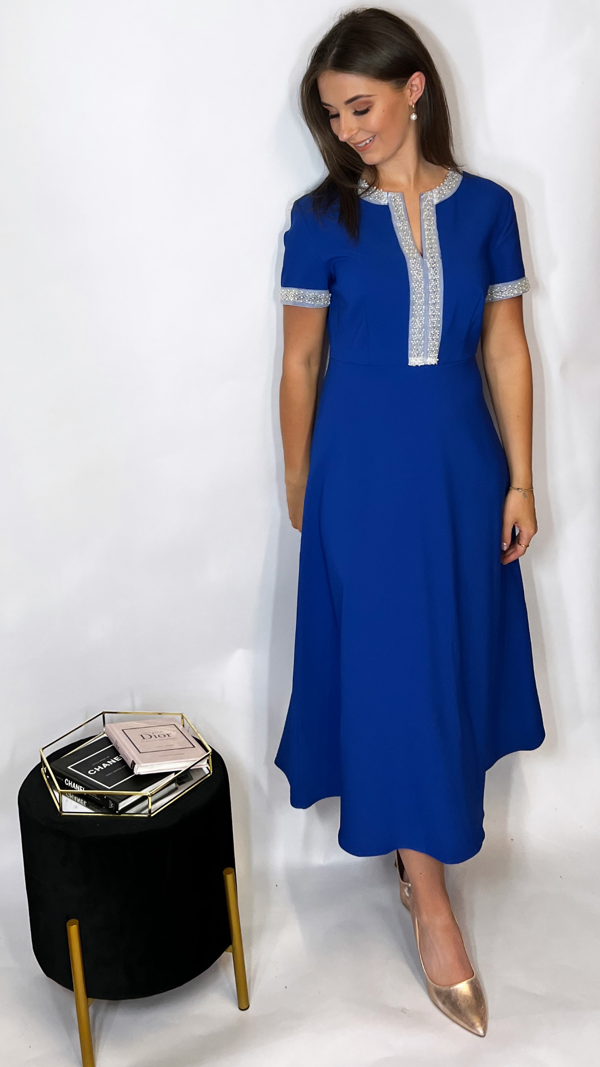 Natalie Dress Cobalt