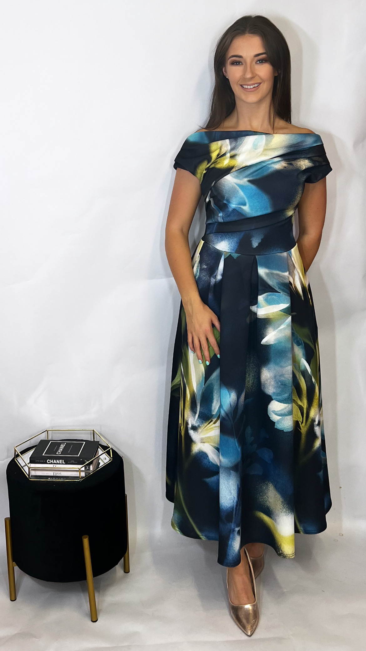 Betty Print Midi Dress - Image 2