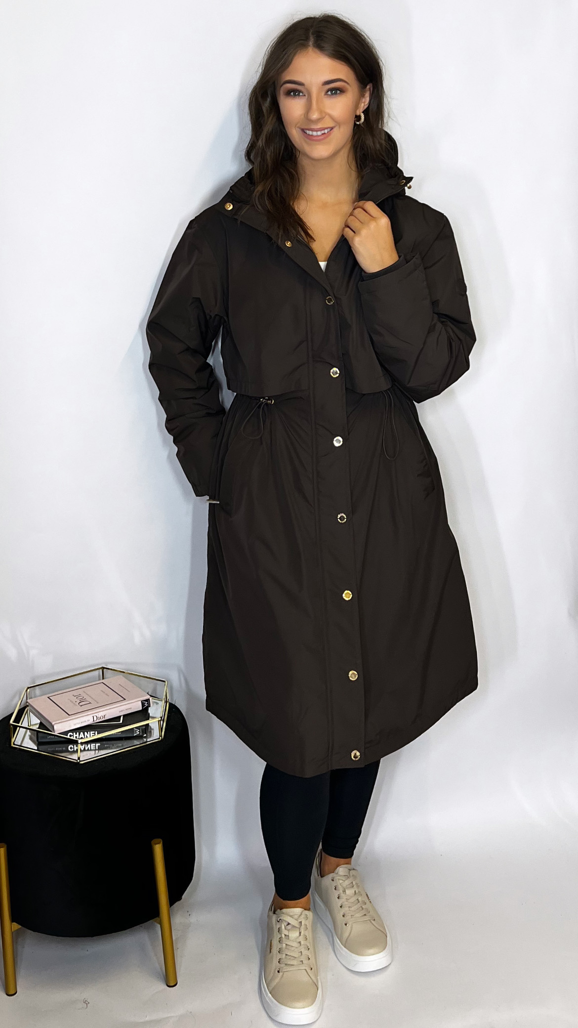R&R Becca Coat Brown - Image 3