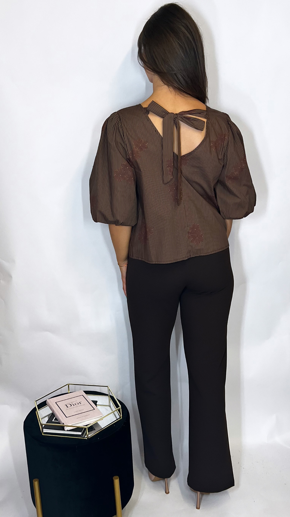 K&P Reese Top Chocolate Brown - Image 3