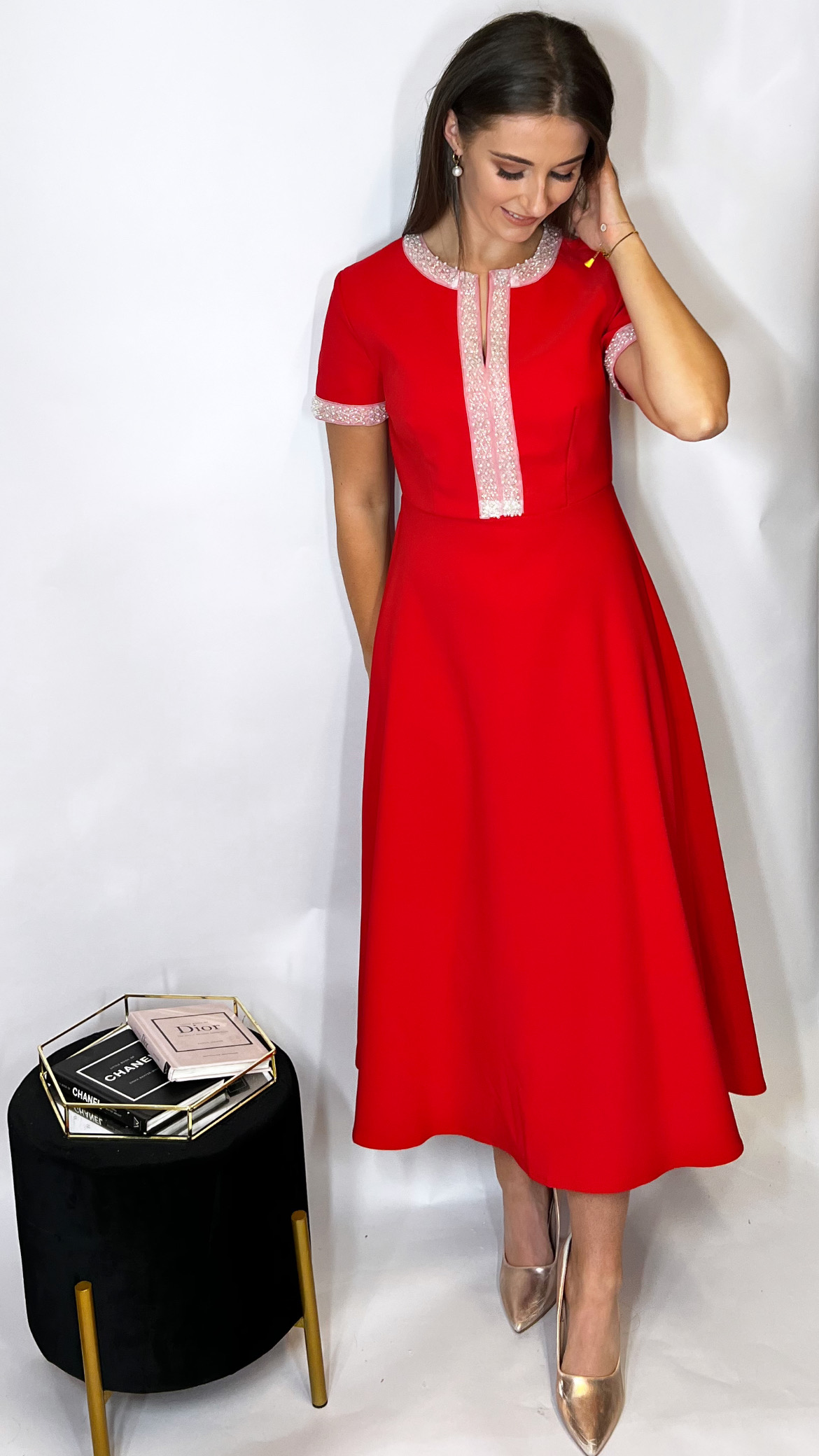 Natalie Dress Red