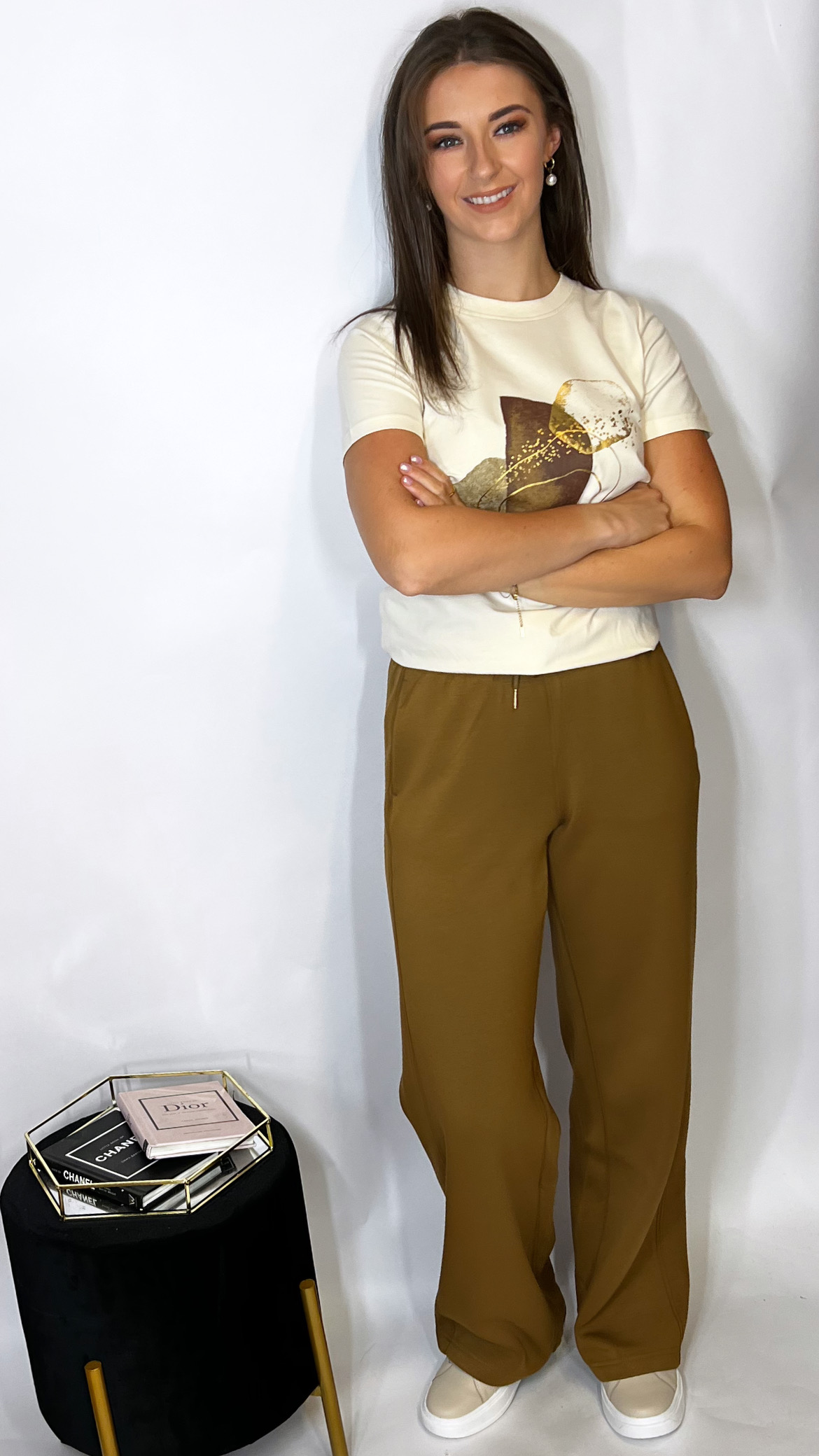 R&R Cora Joggers Olive Reg Leg - Image 4