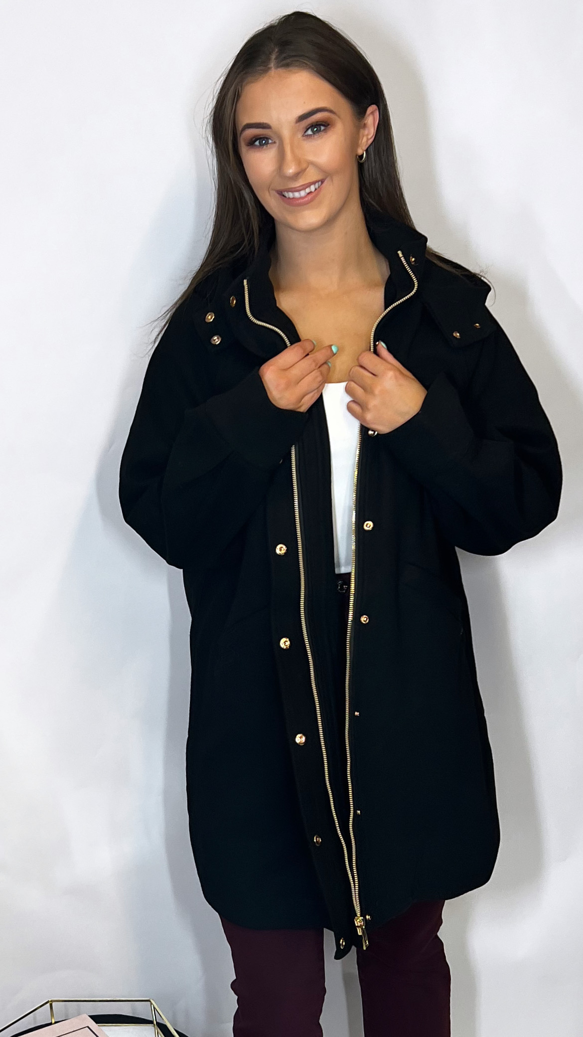 R&R Joanna Coat Black - Image 3