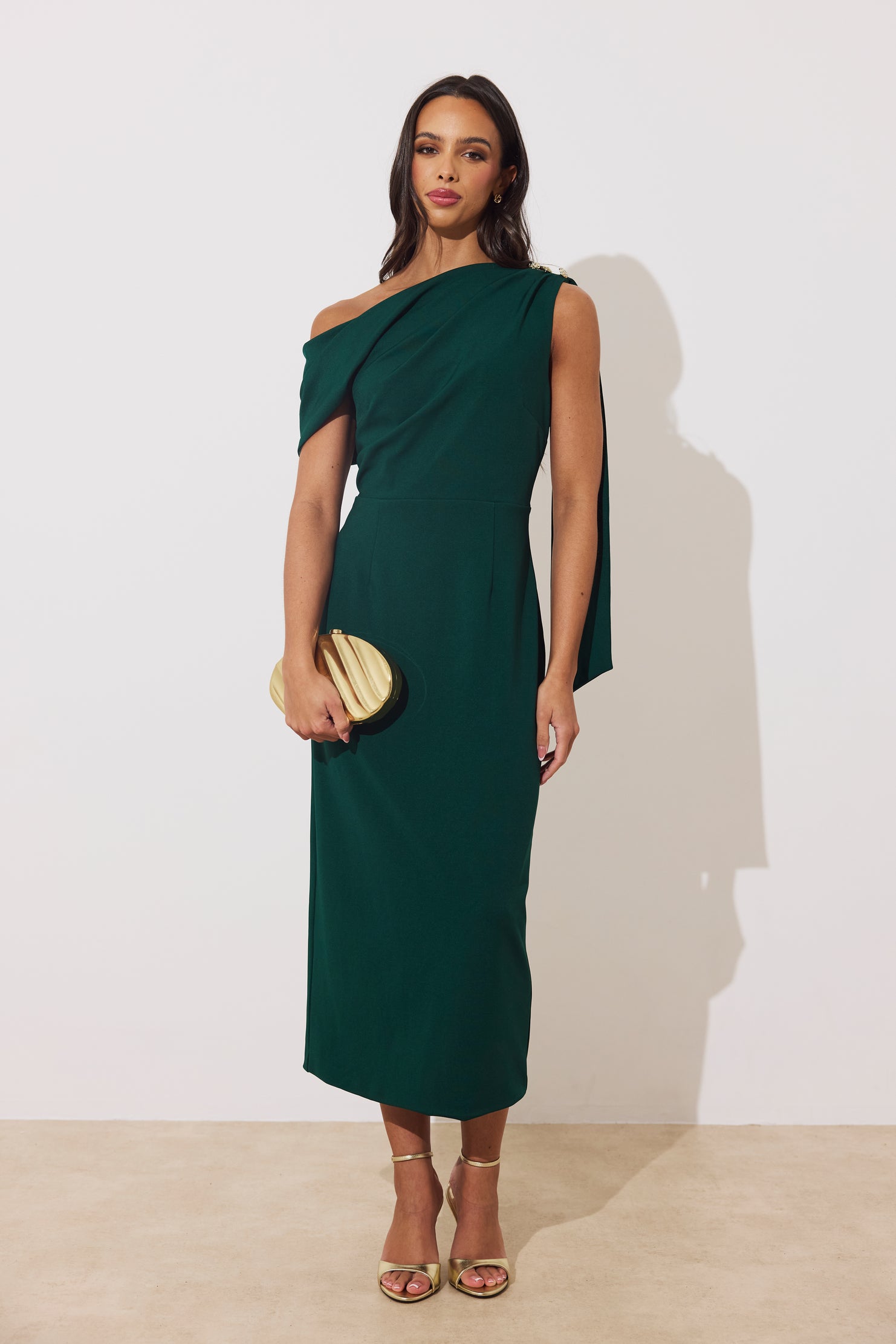 Eleni Midi Dress Green