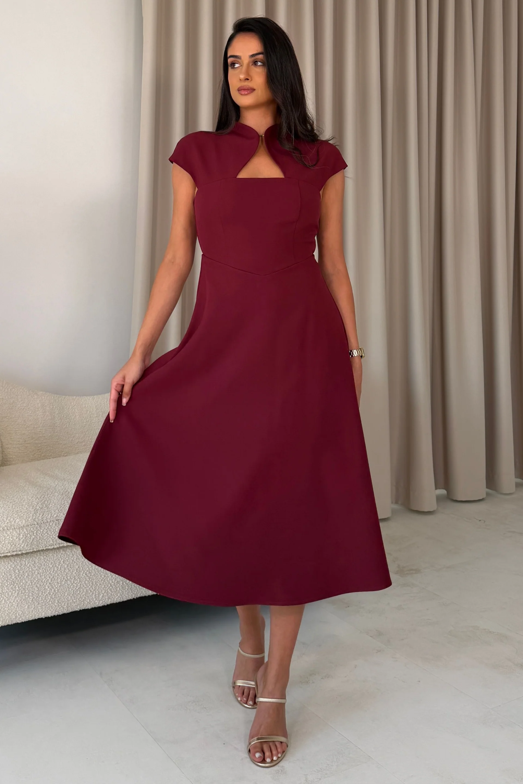 Amora Dress Wine