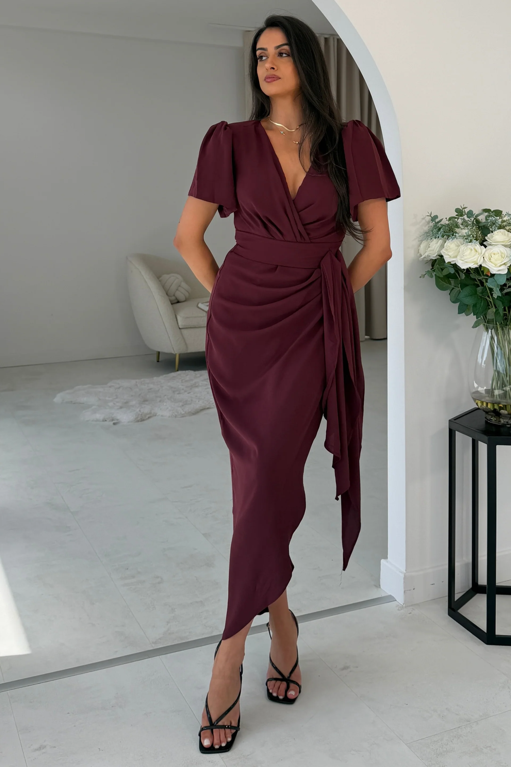 Drew Dress Wine