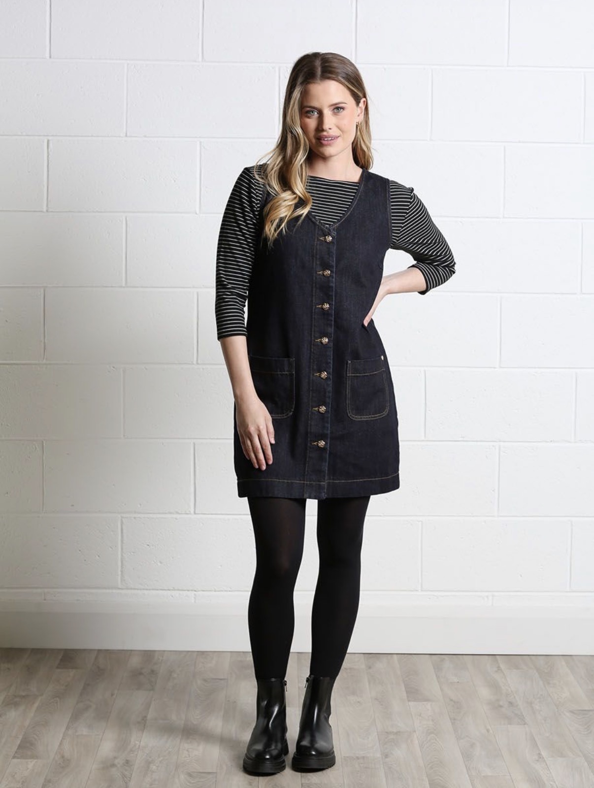 Rant&Rave Helena Denim Dress