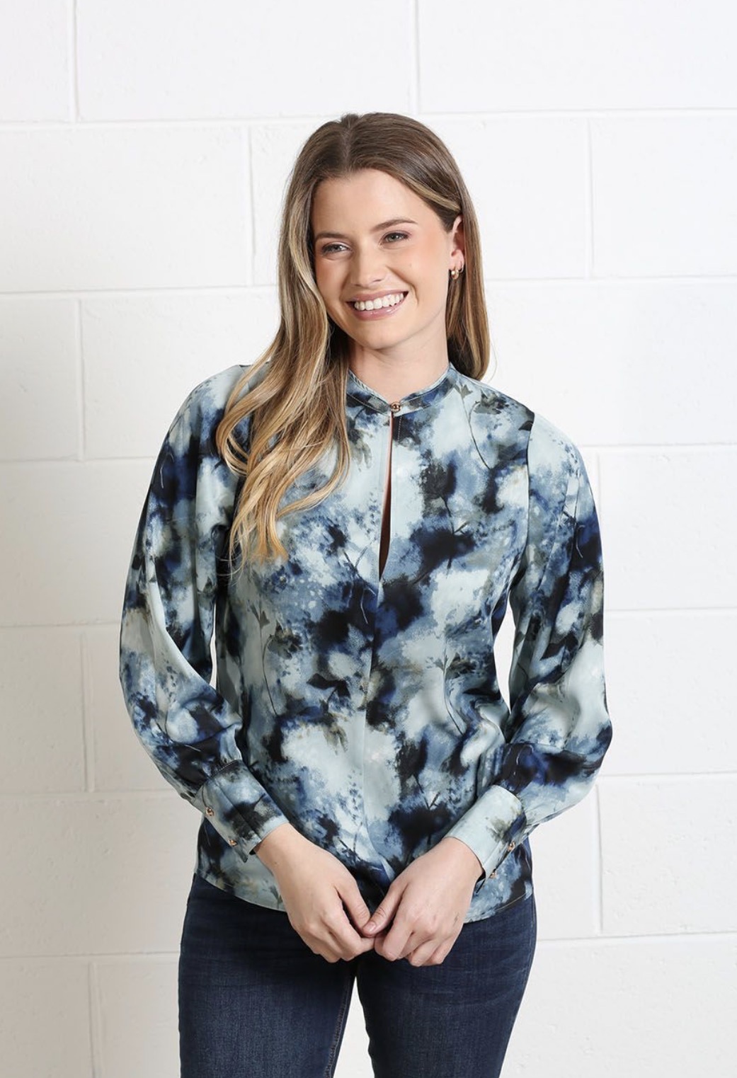 Rant&Rave Leah Top Blue