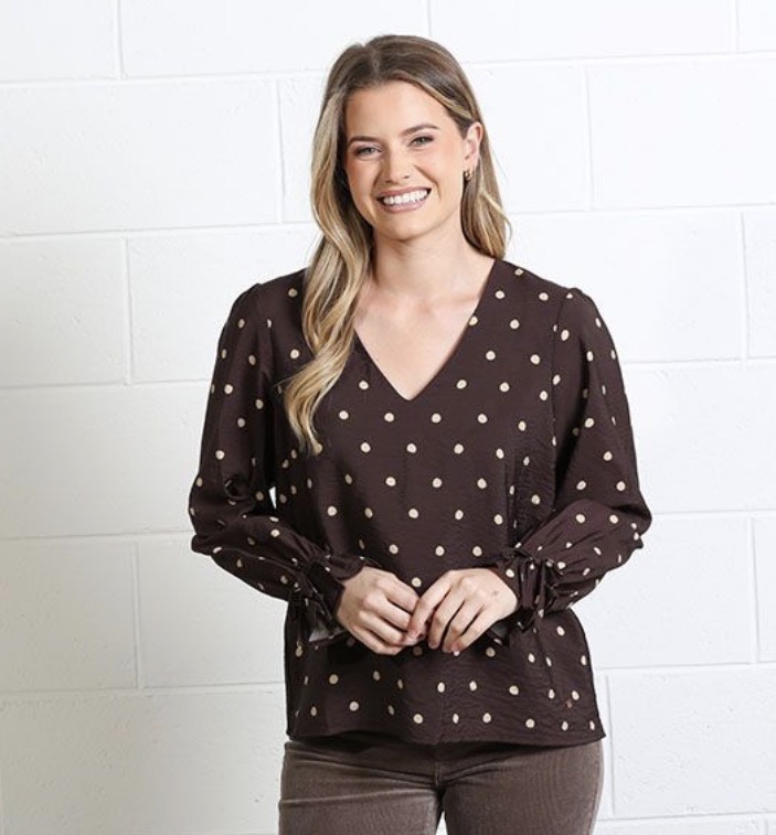 Rant&Rave Sophia Top Brown