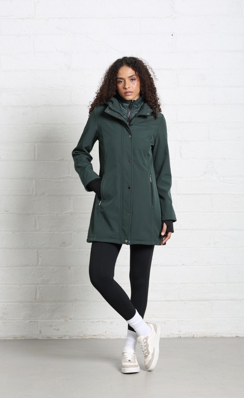 R&R Elsie Coat Green - Image 2