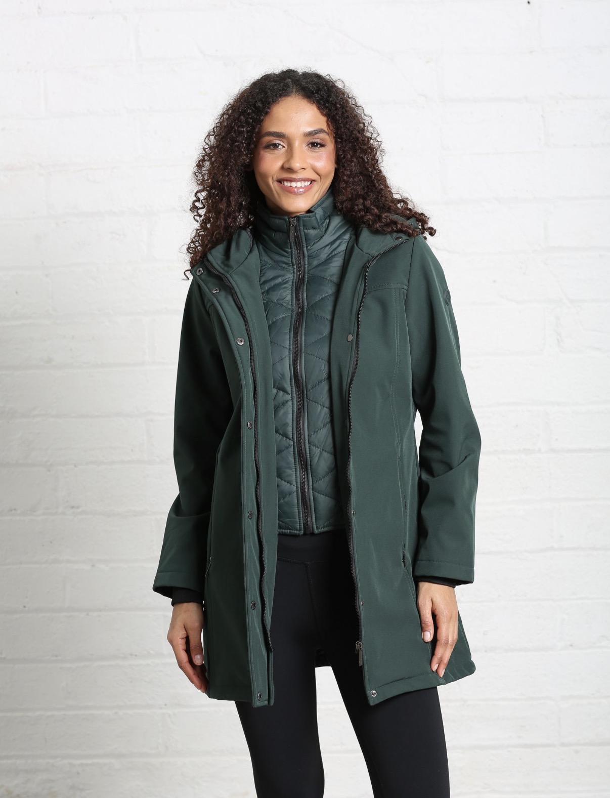 R&R Elsie Coat Green