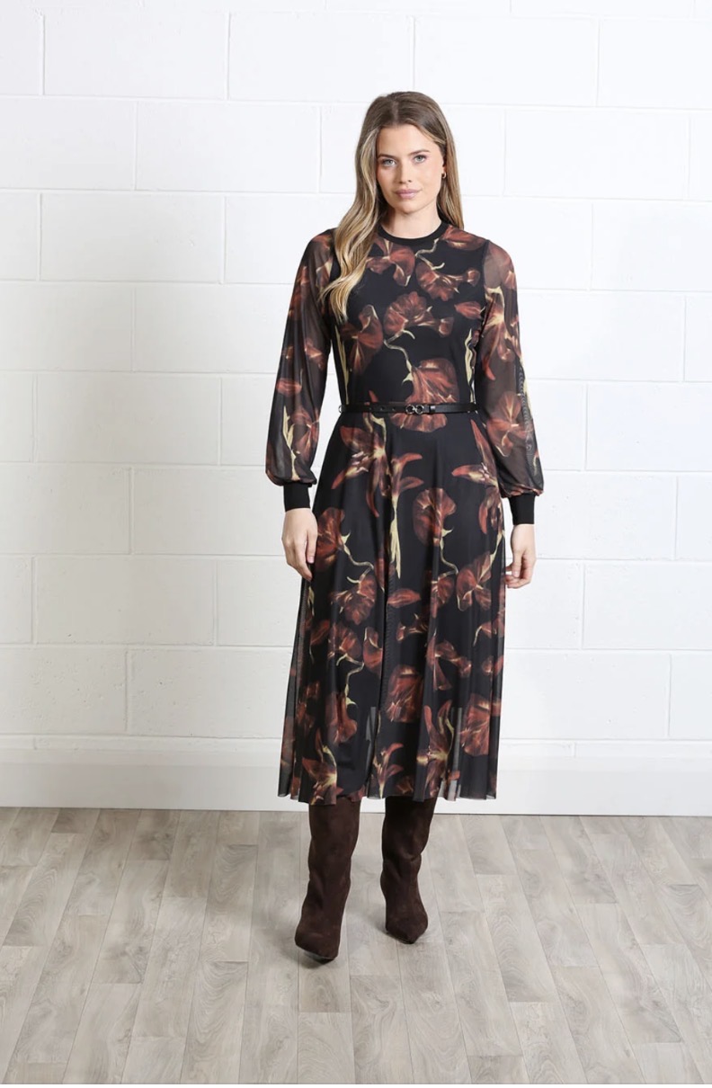 R&R Lillian Dress Black