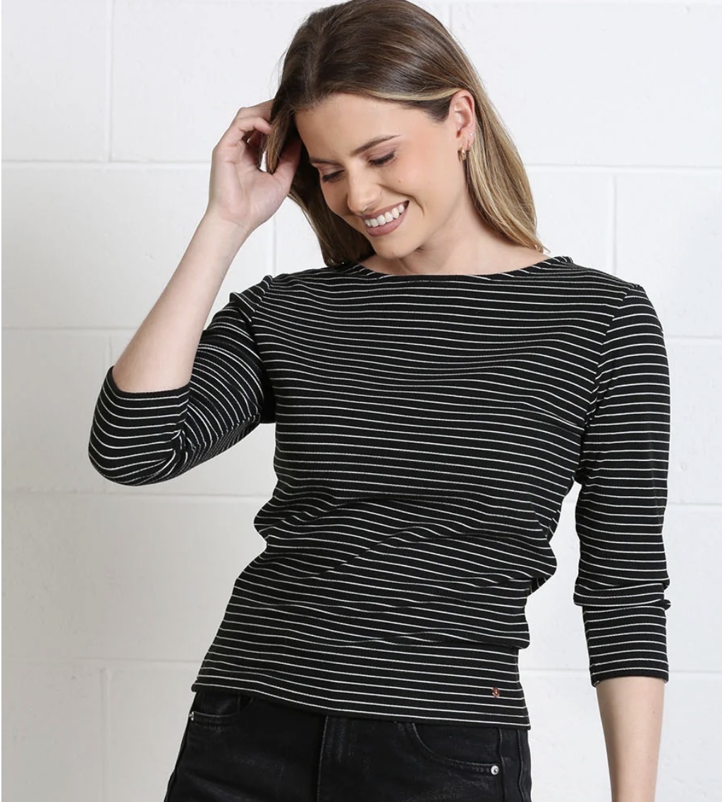 R&R Molly Top Black