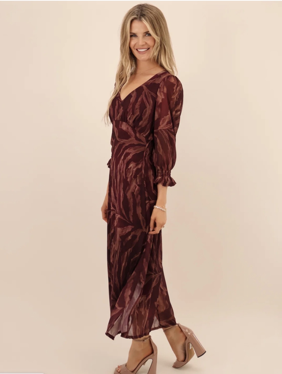 K&P Streasa Dress Plum - Image 2