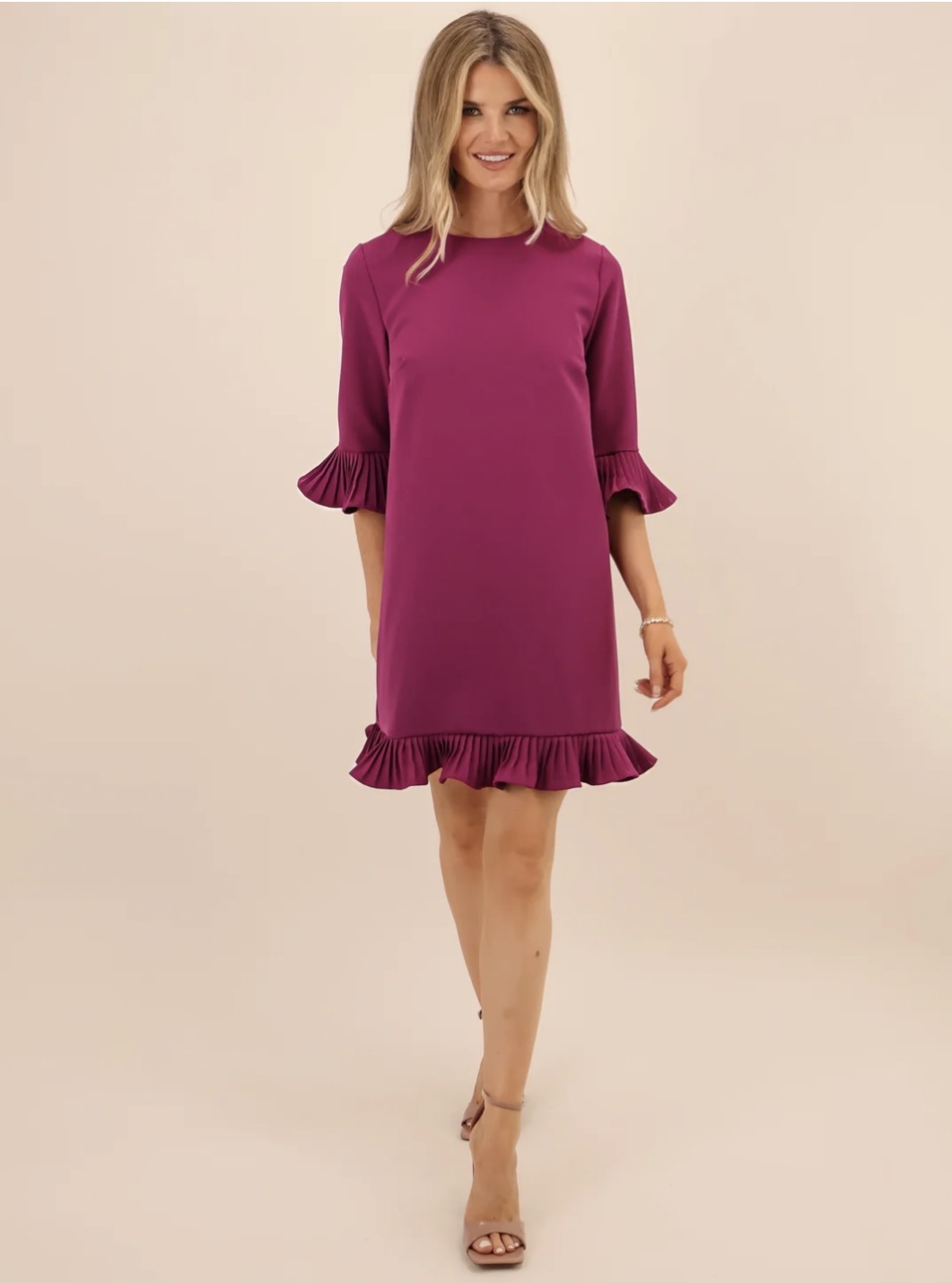 K&P Olivia Dress Magenta