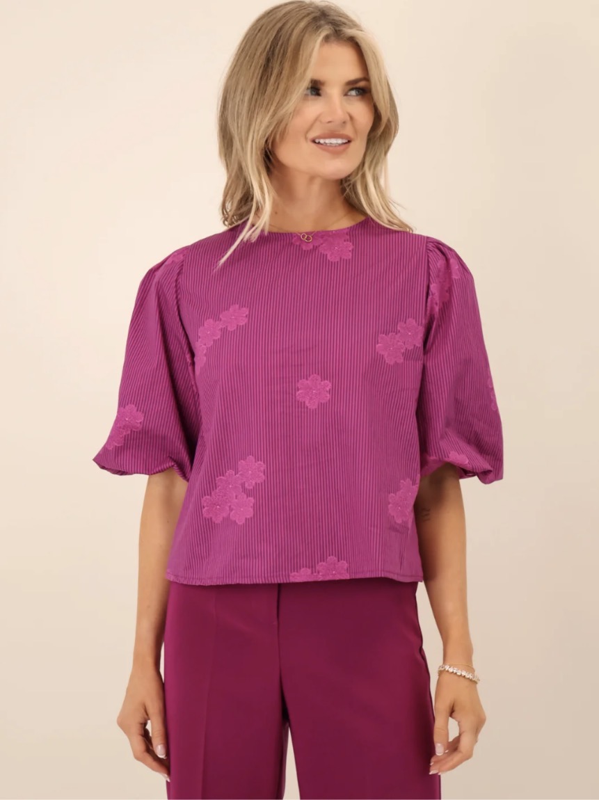 K&P Reese Top Magenta