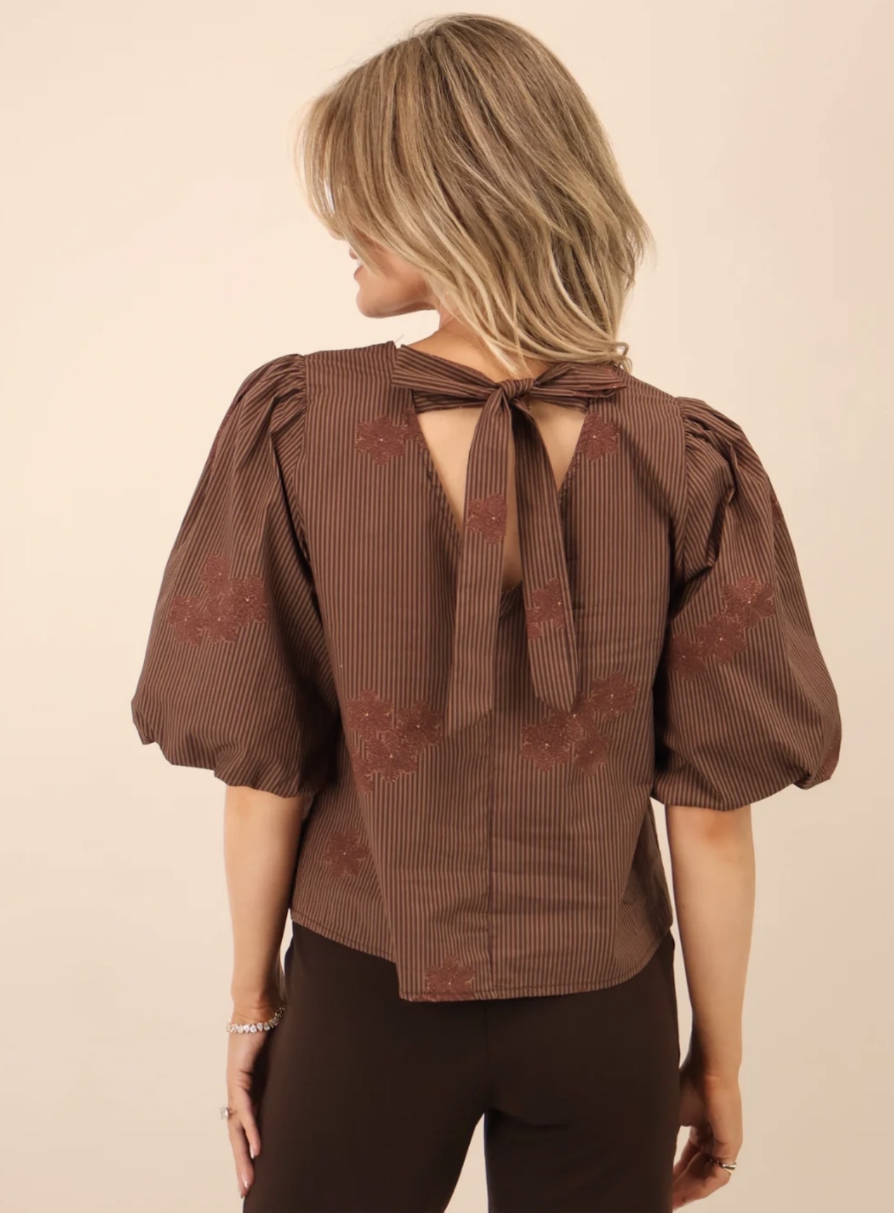 K&P Reese Top Chocolate Brown - Image 2