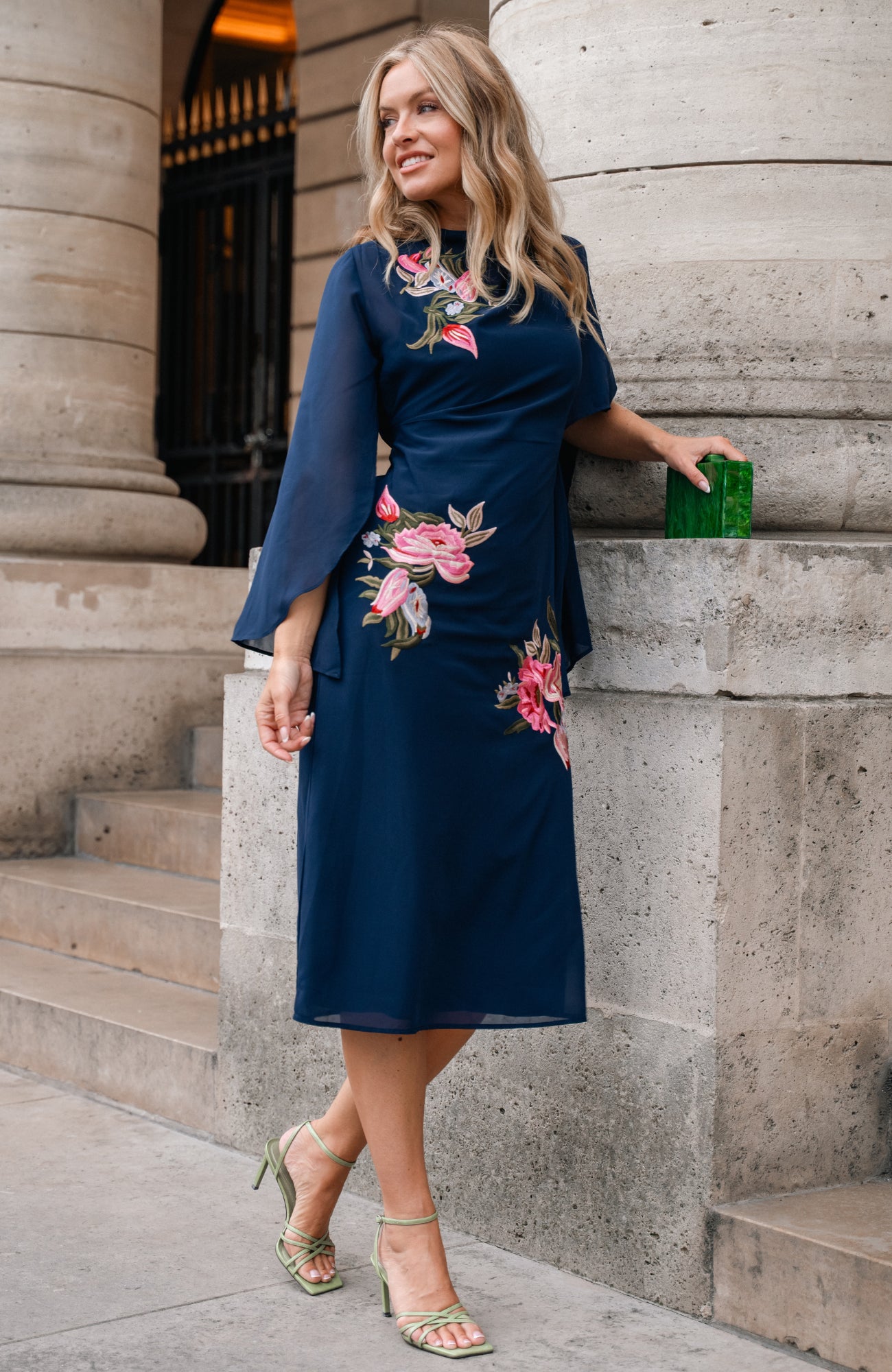 Ludmila Dress  Navy