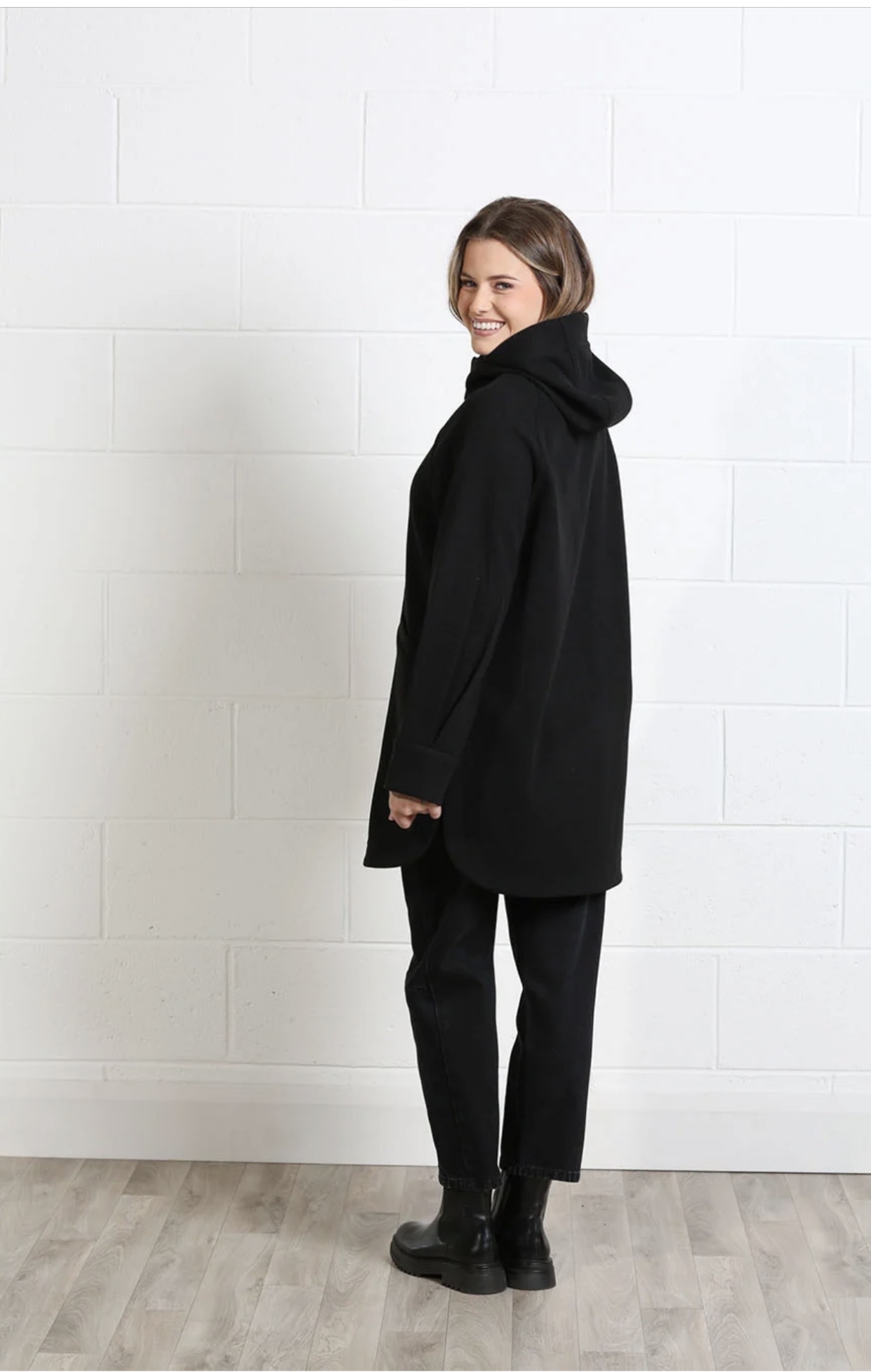 R&R Joanna Coat Black - Image 4