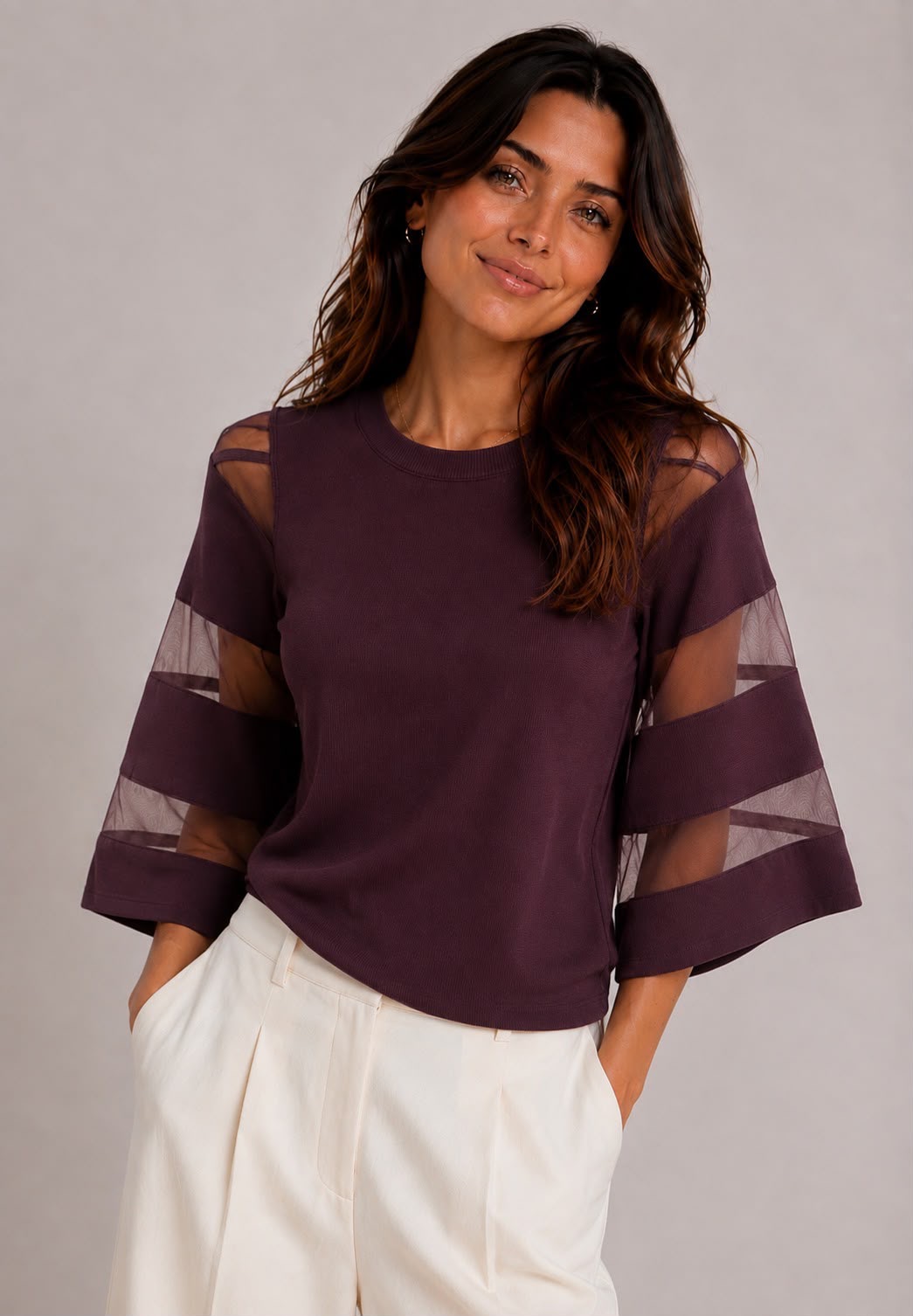 Elodie Top Plum