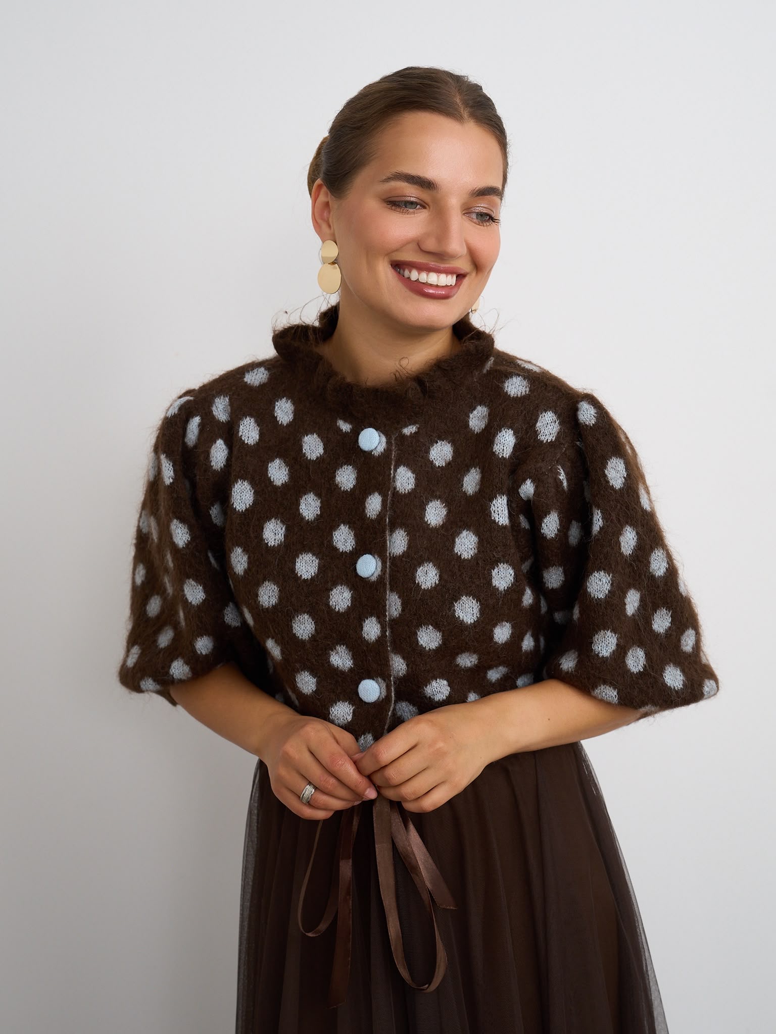 Poppy Cardigan Brown