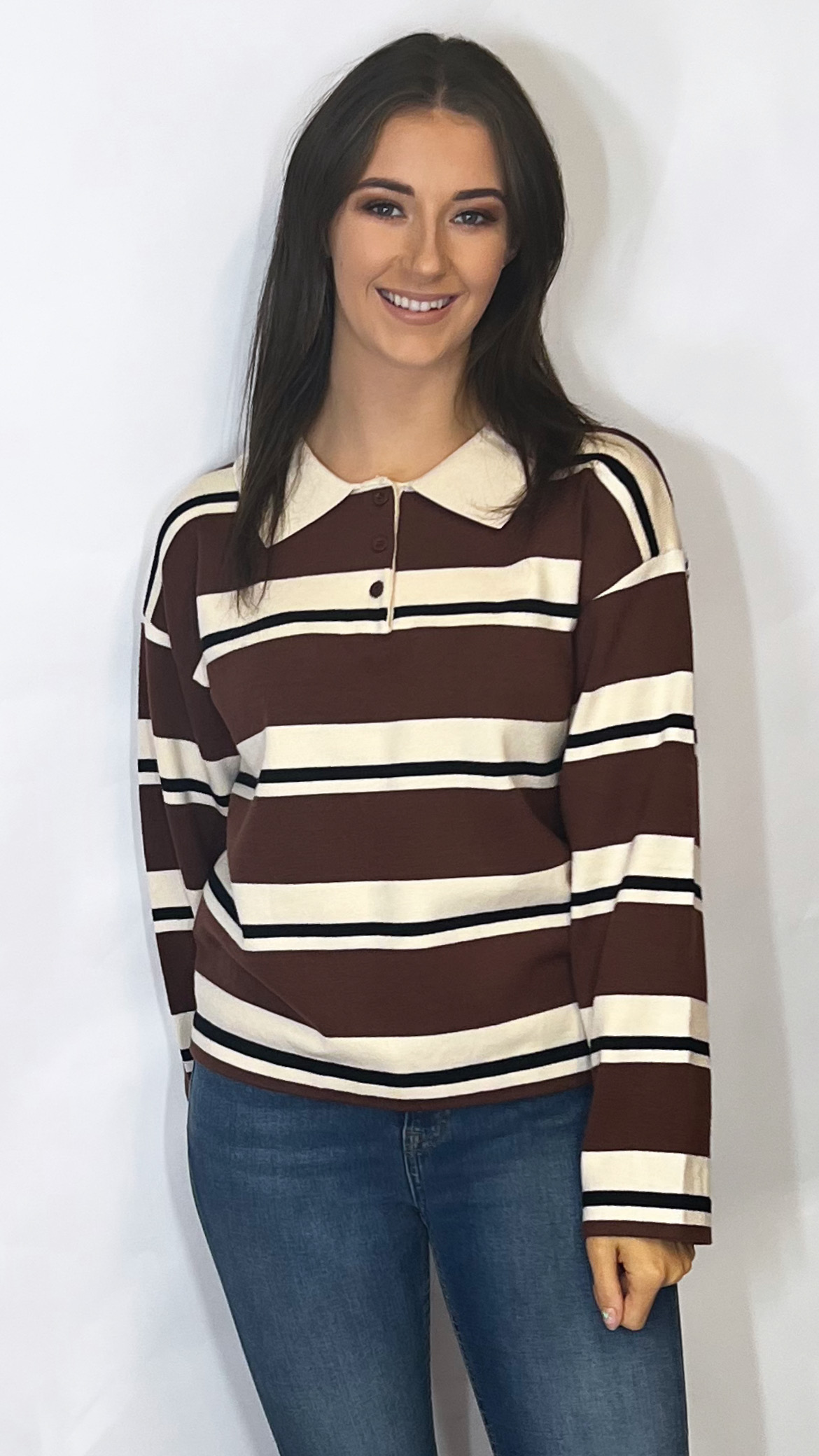 Maddie Knit Brown - Image 3