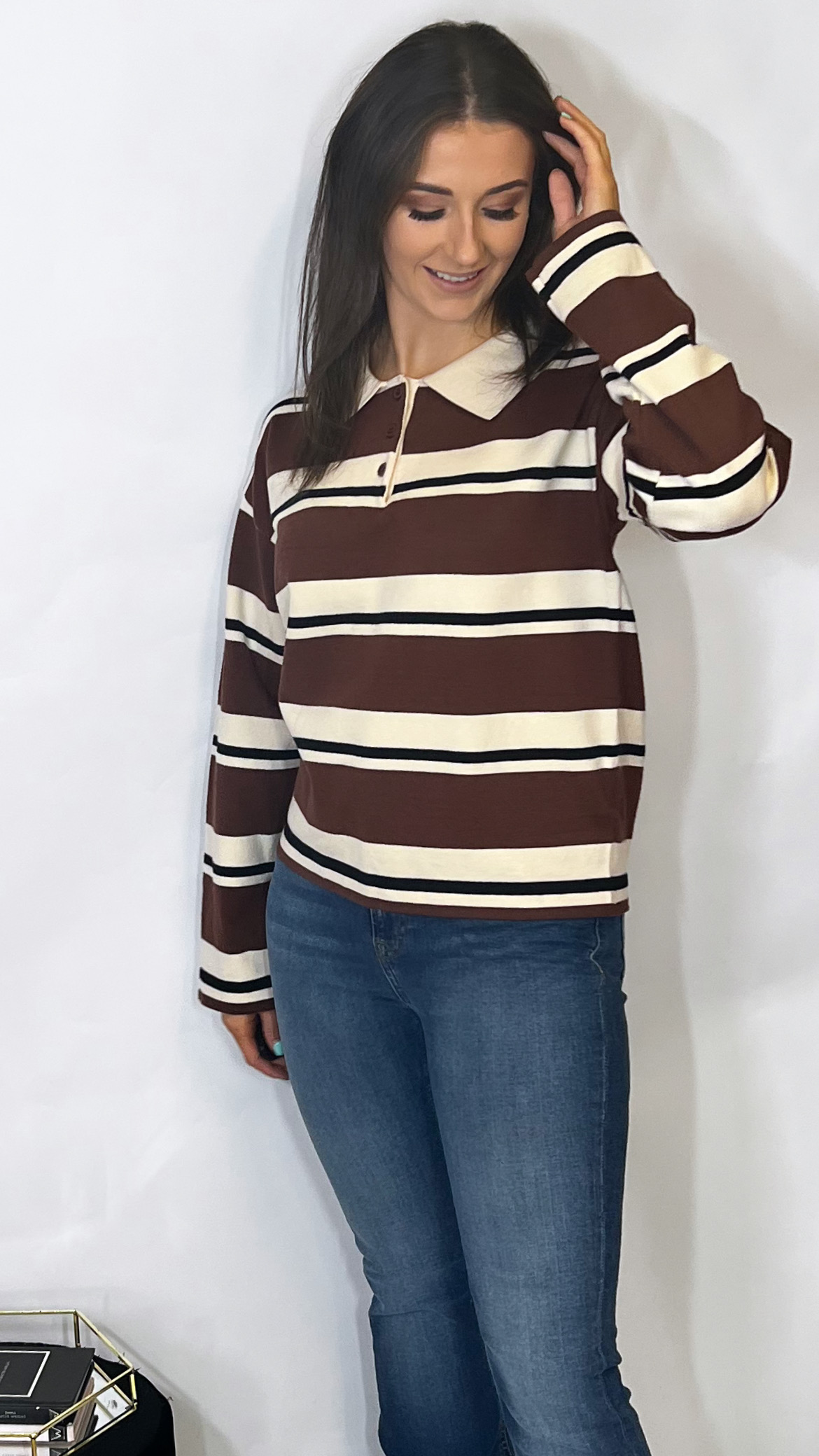 Maddie Knit Brown