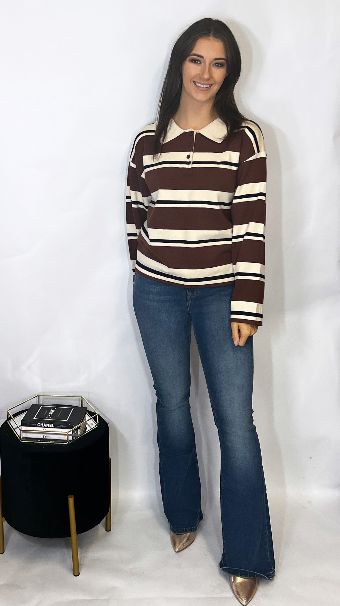 Maddie Knit Brown - Image 2