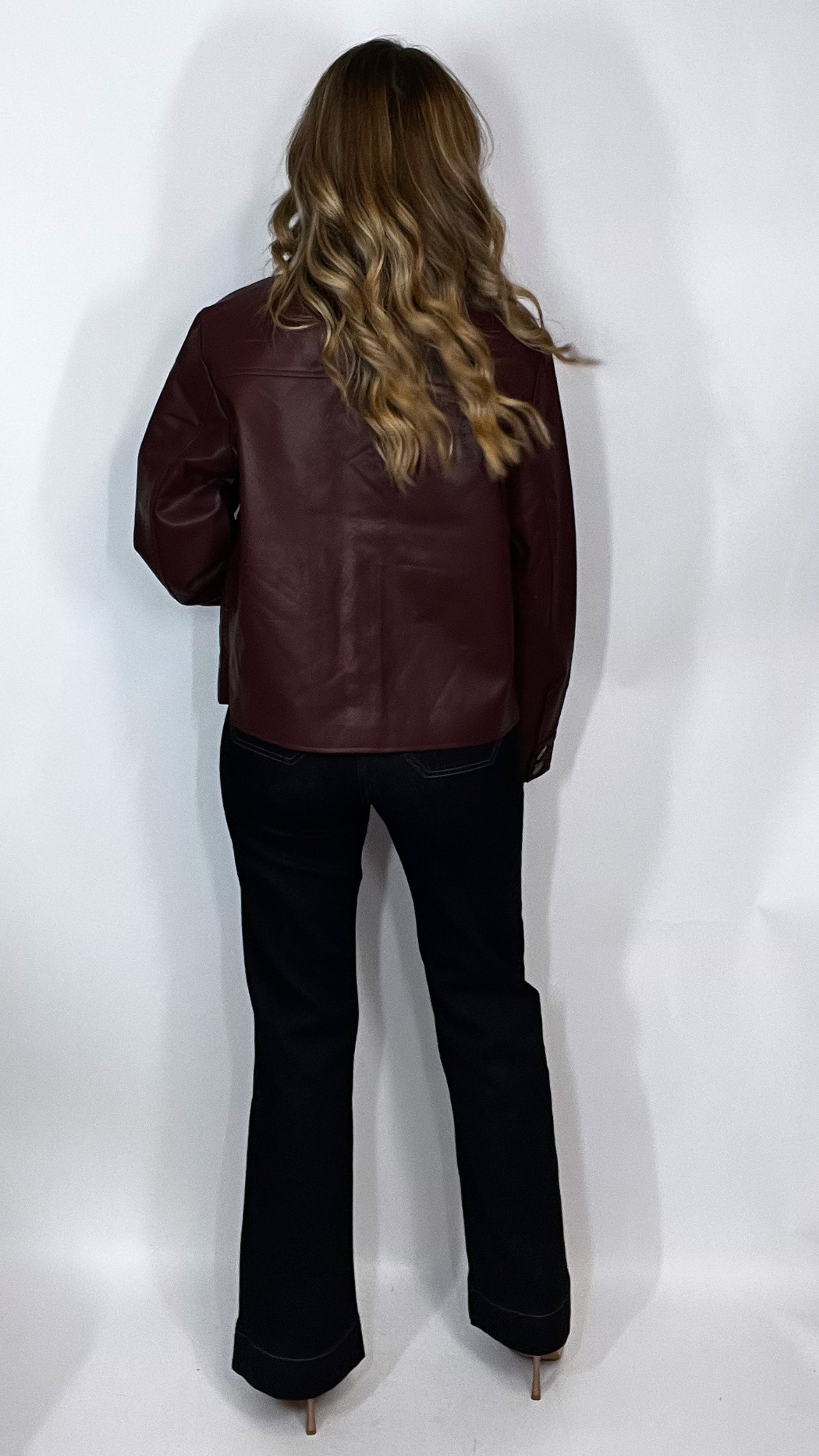 R&R Adele Jacket Burgundy - Image 4