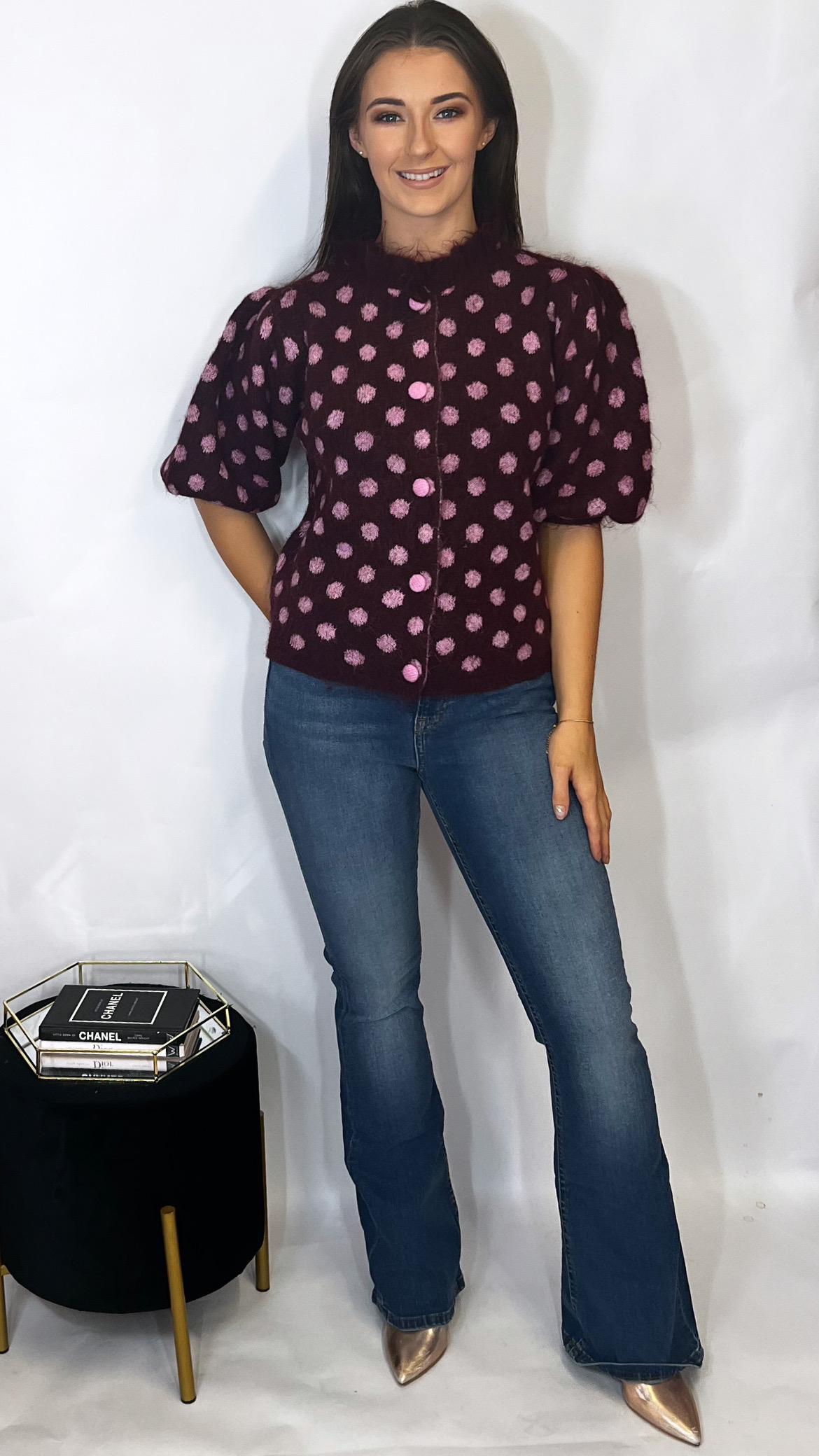 Poppy Cardigan Wine