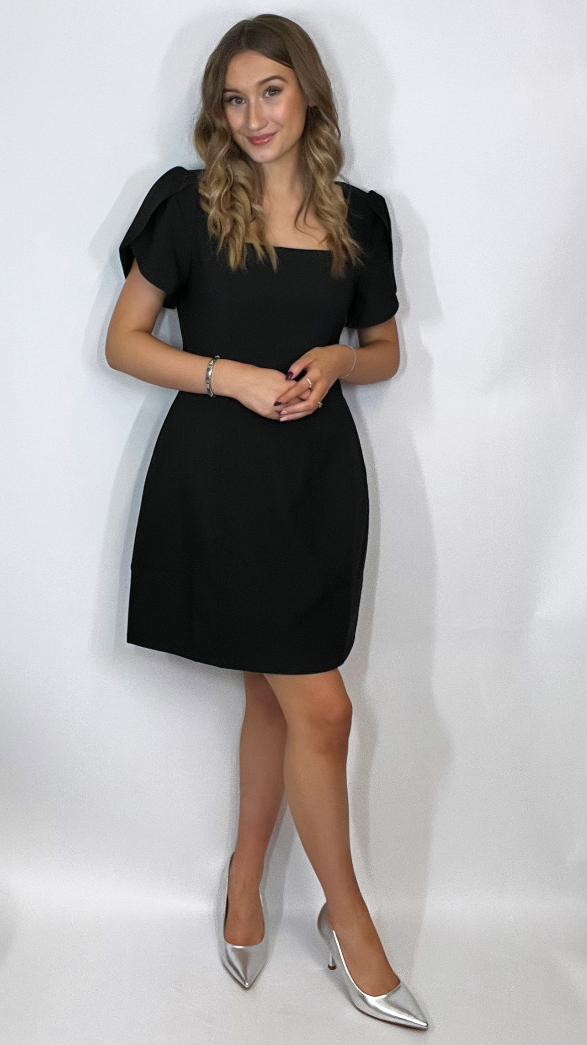 Reeve Mini Dress Black - Image 3