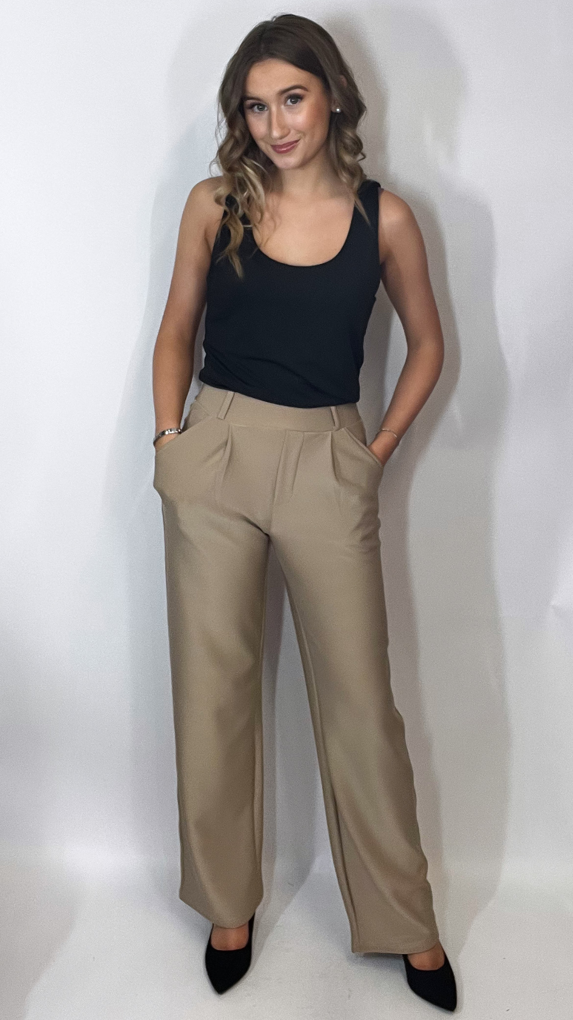 Elodie Trousers Beige
