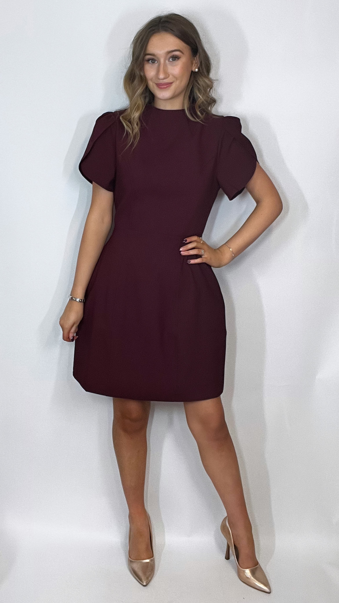 Ami Dress Wine - Image 2
