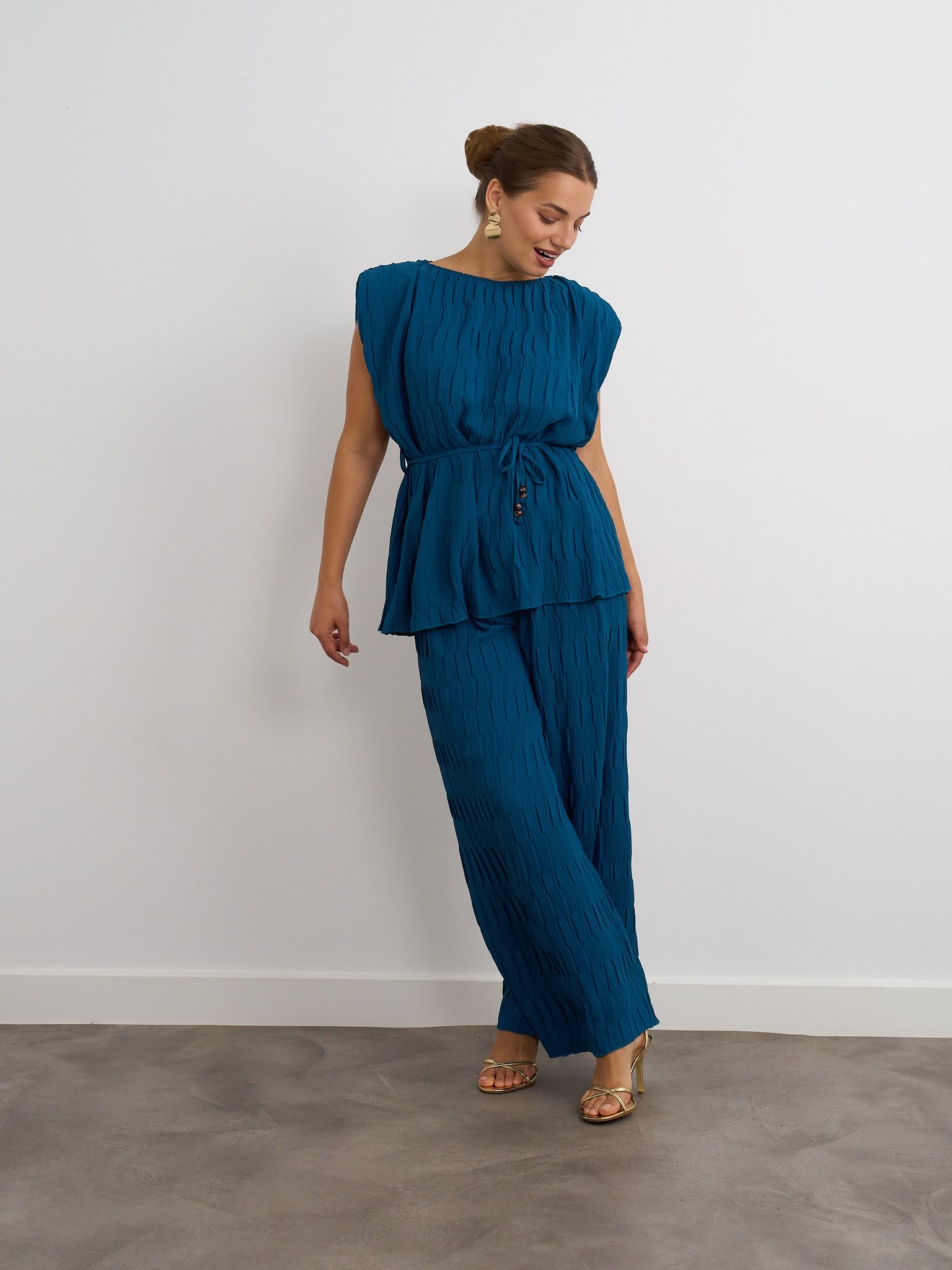 Zinnia Teal Co-Ord