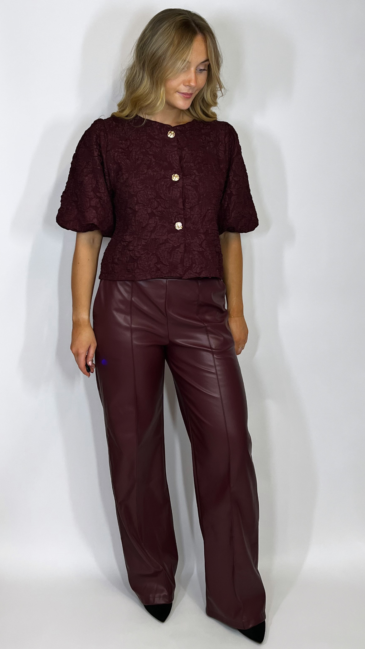 Kia Trouser Wine