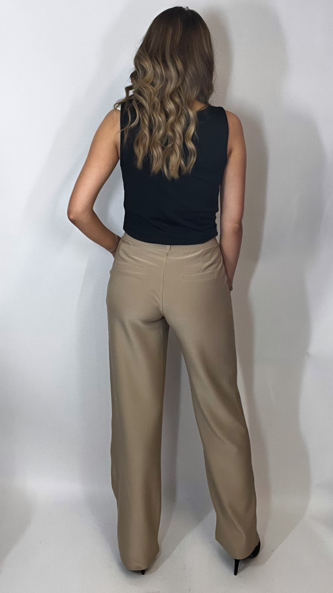 Elodie Trousers Beige - Image 3