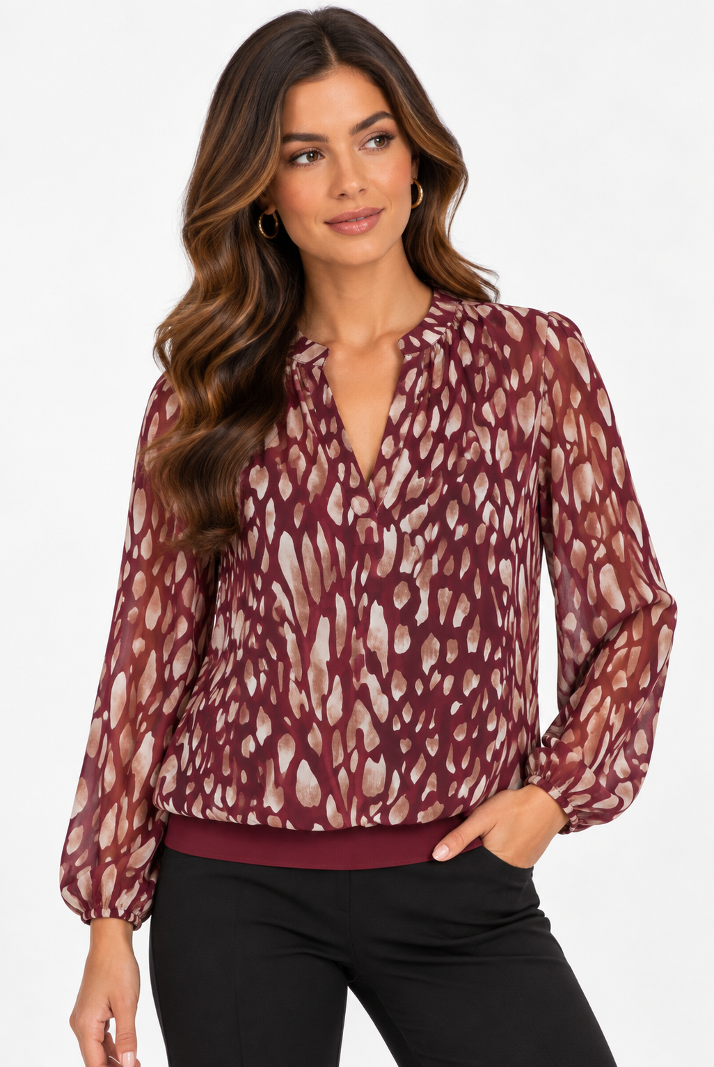 Delilah Band Top Wine