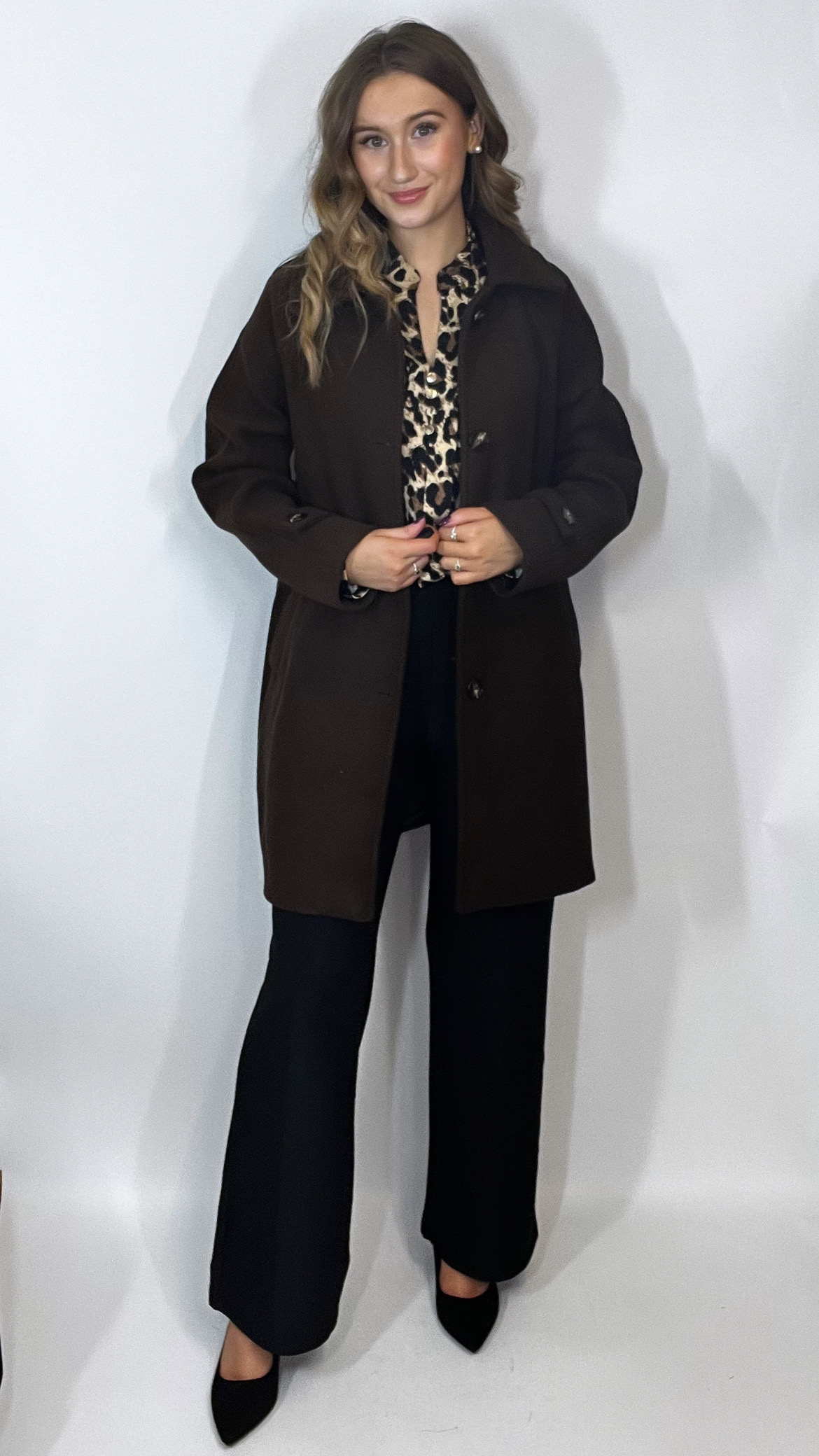 R&R Georgia Coat Brown