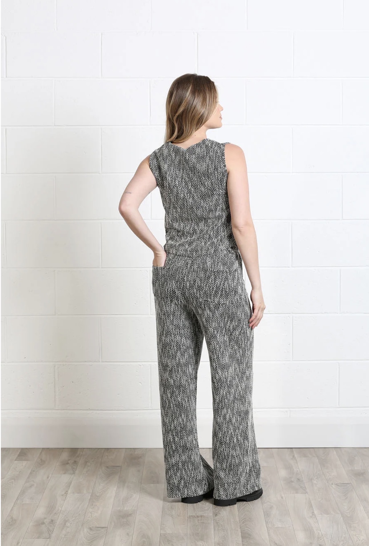 R&R Miranda Trouser Black Reg - Image 2