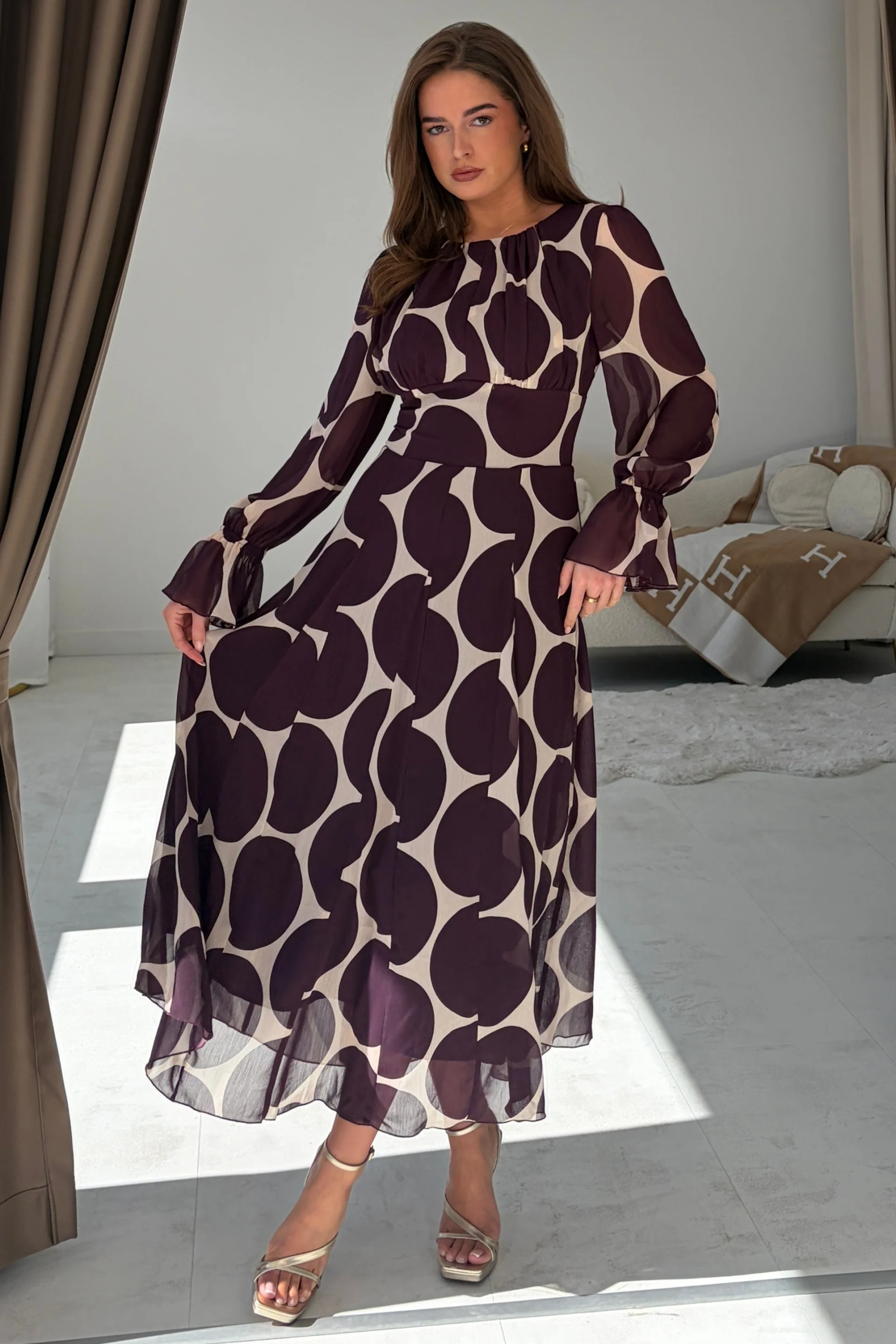 Marcella Maxi Dress Plum