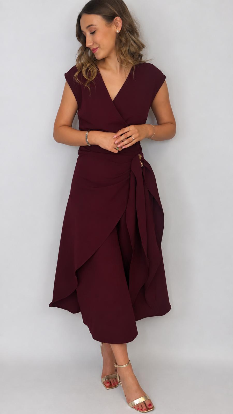 Annette Dress Wine