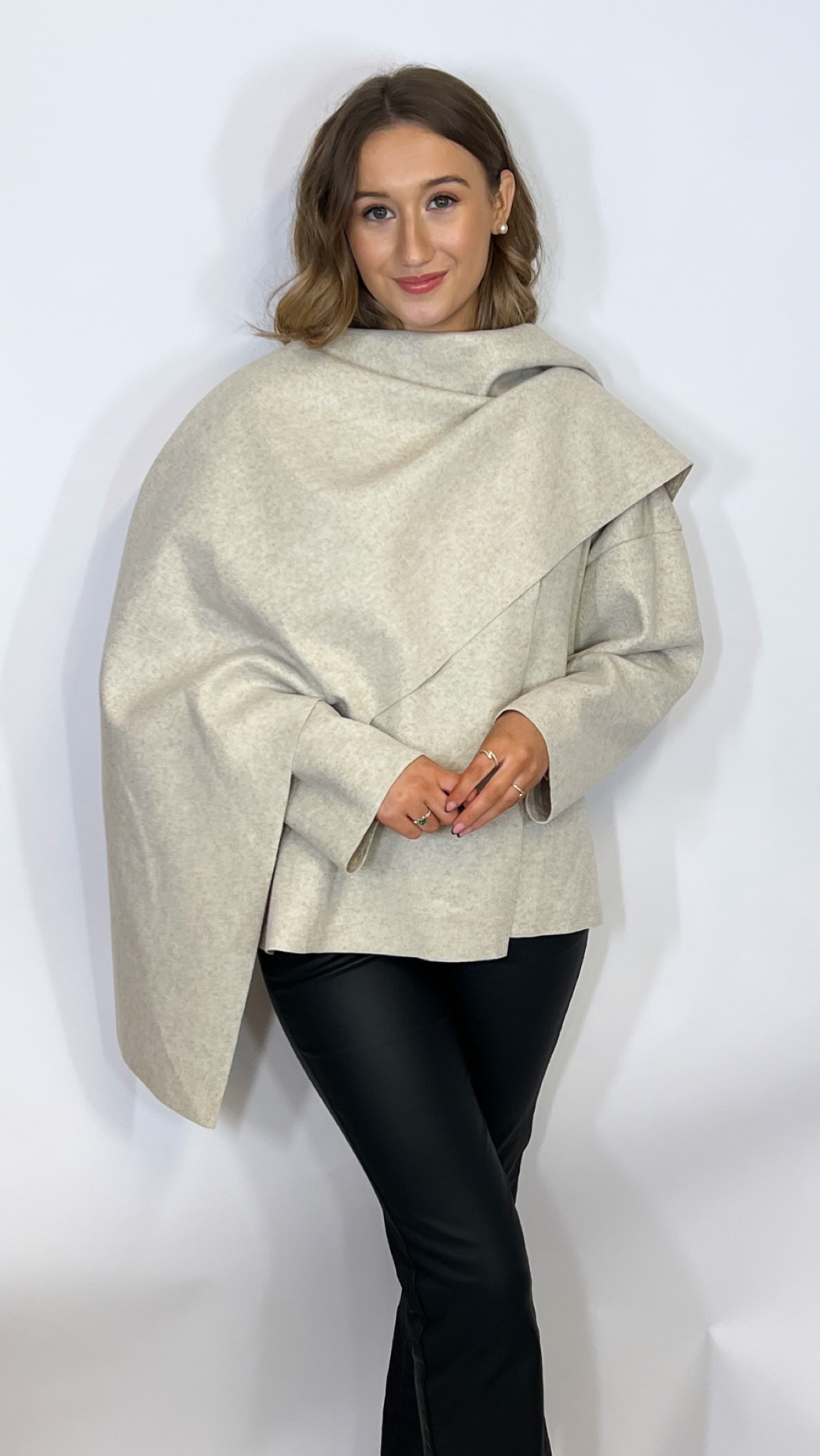 Elowen Draped Coat