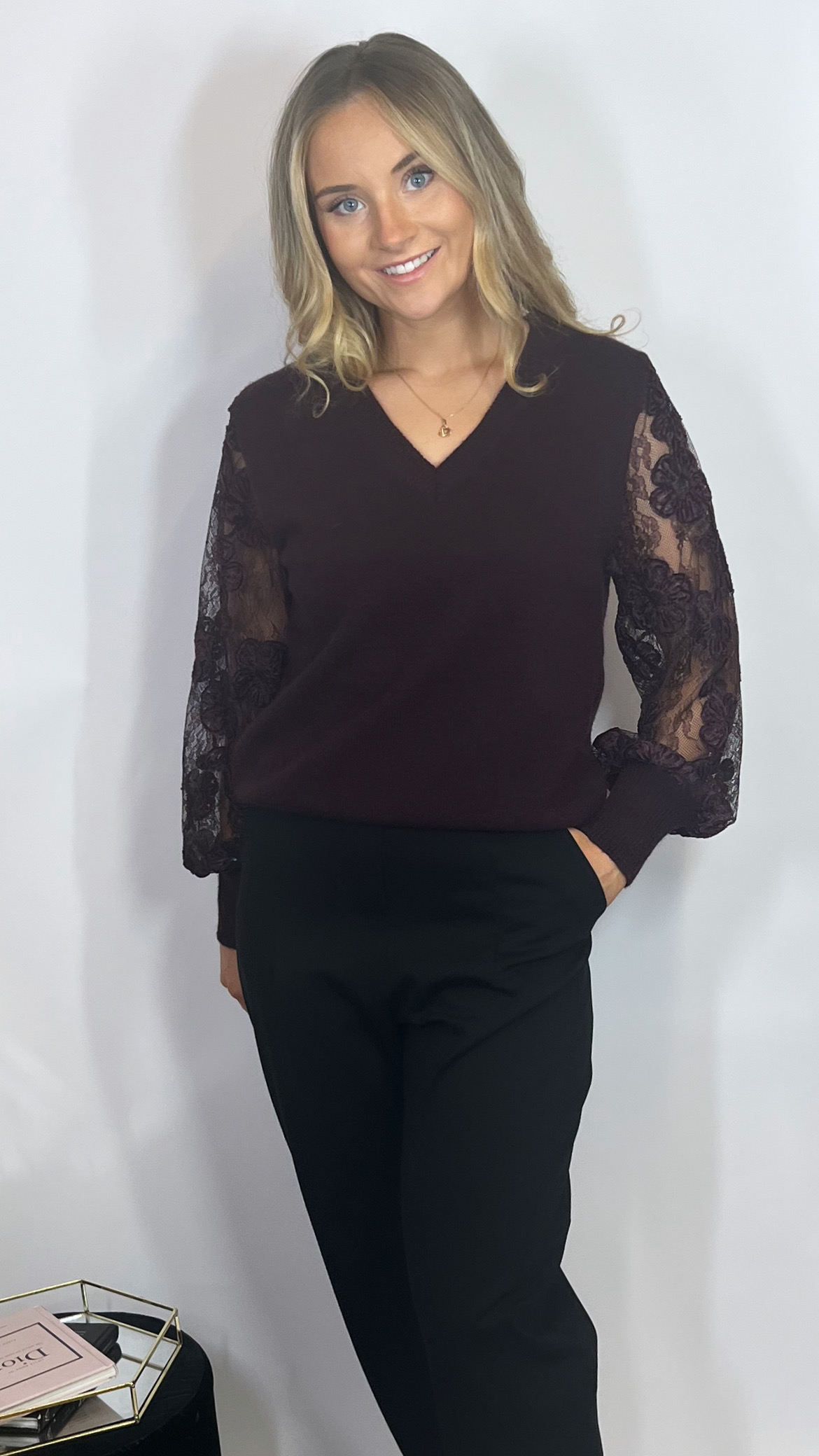 Marcie Knit Burgundy